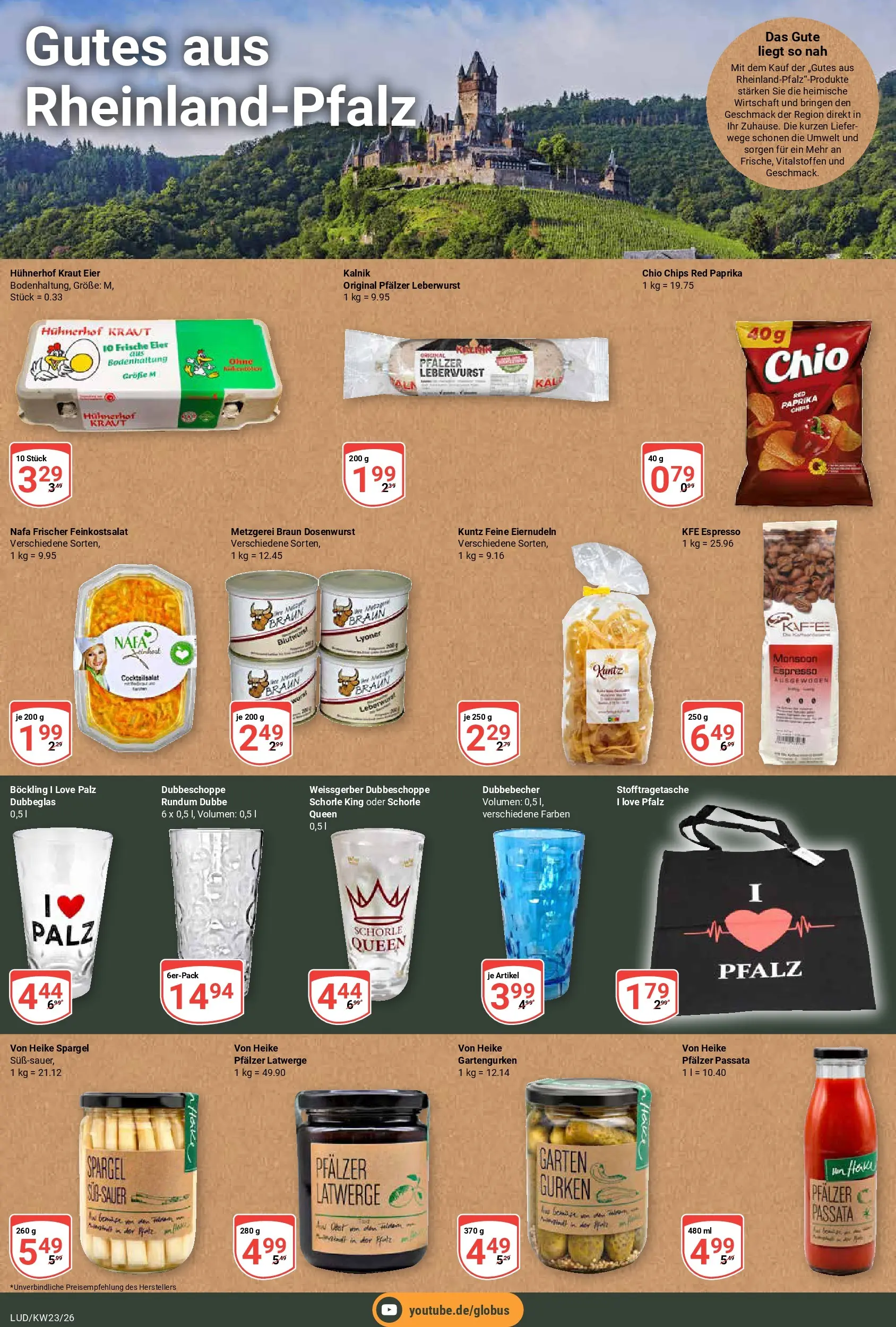 Globus Prospekt Ludwigshafen-Oggersheim (ab 01.06.2026) » Angebote online | Seite: 15 | Produkte: Eier, Kaffee, Paprika, Chips