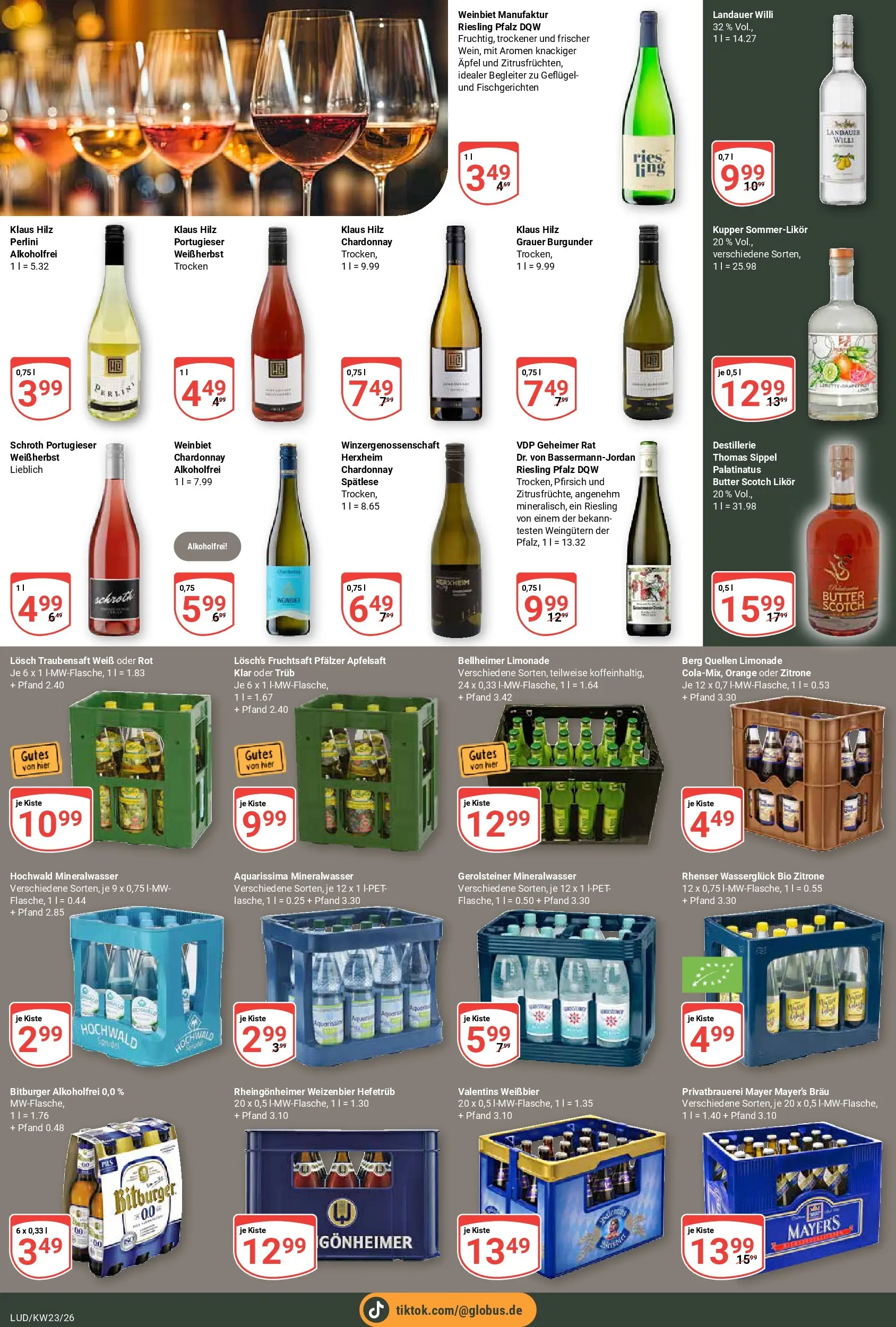 Globus Prospekt Ludwigshafen-Oggersheim (ab 01.06.2026) » Angebote online | Seite: 16 | Produkte: Weißbier, Likör, Äpfel, Gerolsteiner