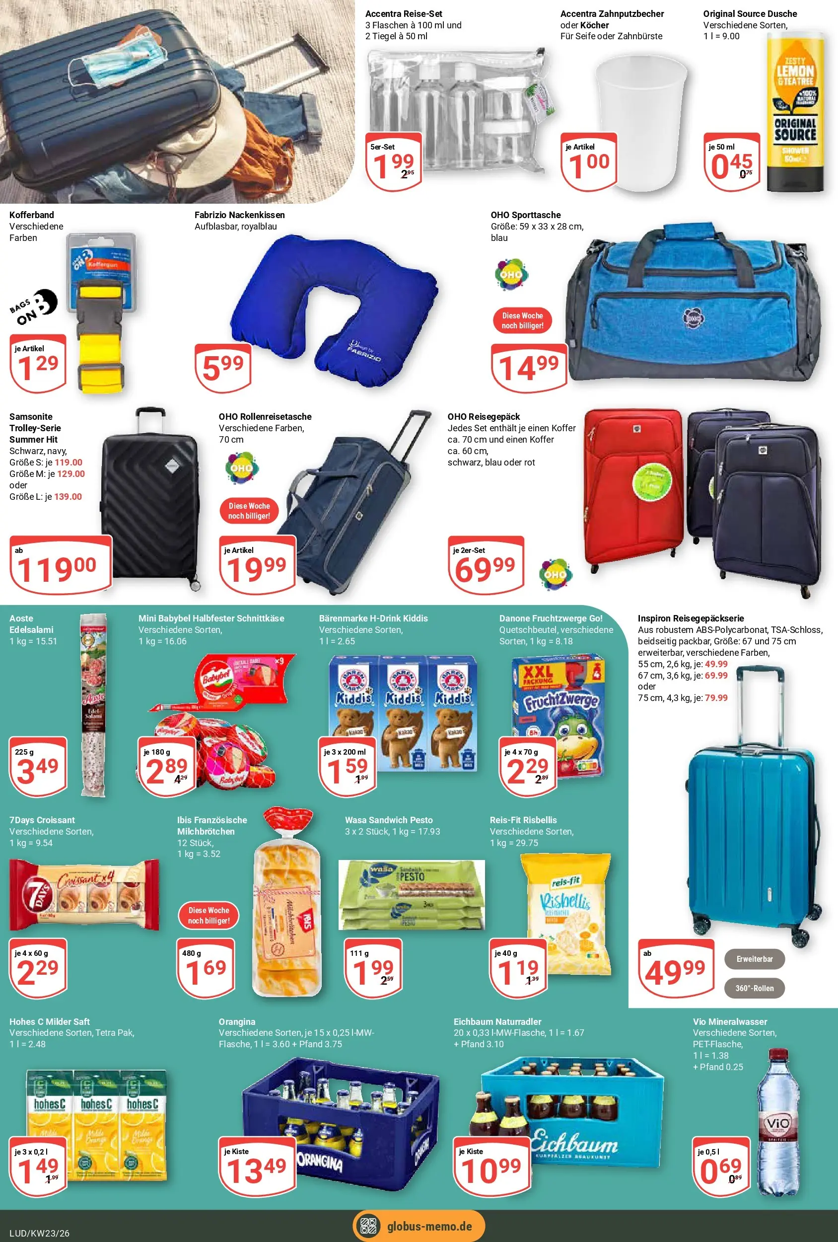 Globus Prospekt Ludwigshafen-Oggersheim (ab 01.06.2026) » Angebote online | Seite: 22 | Produkte: Dusche, Croissant, Zahnbürste, Saft