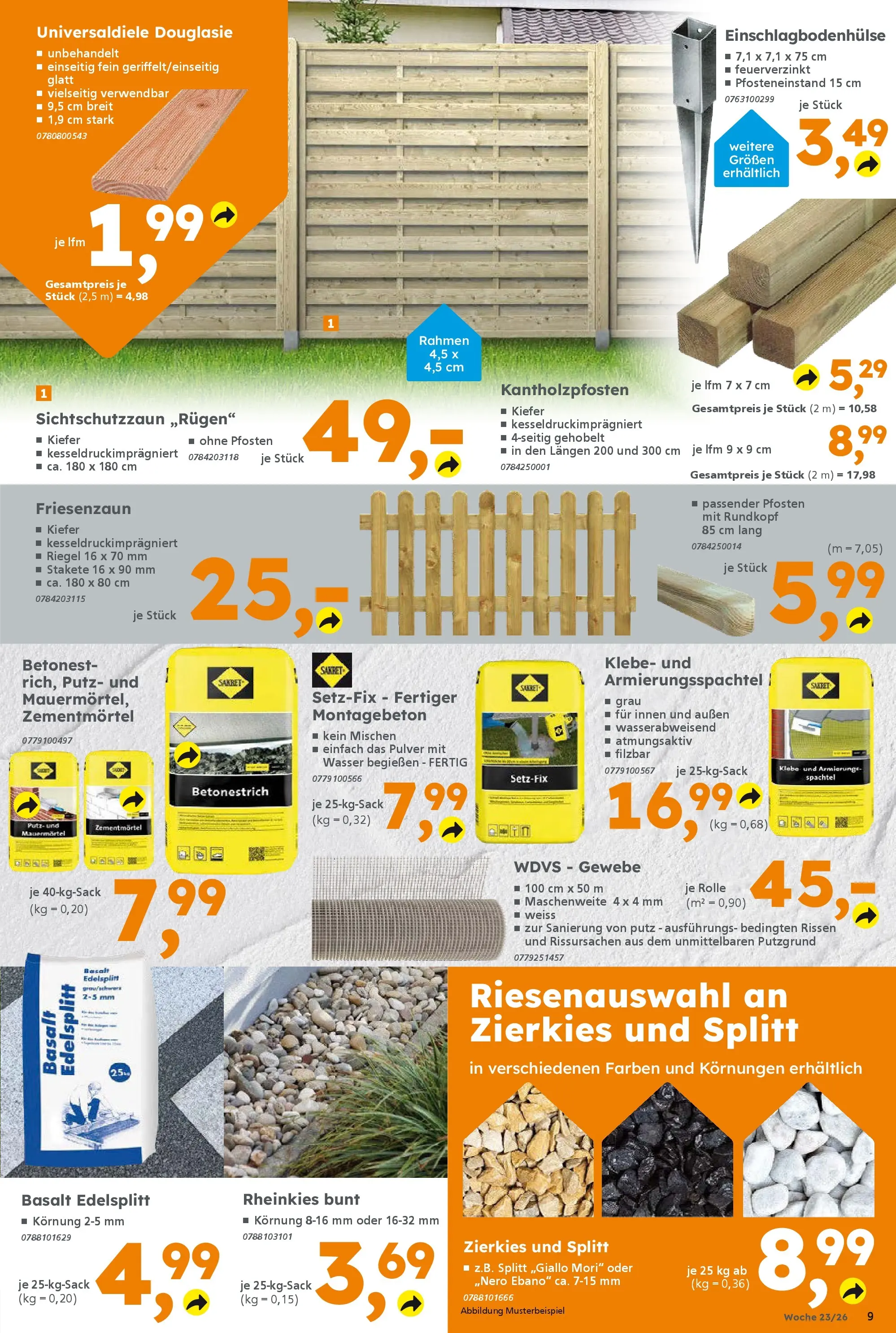 Globus Baumarkt Prospekt Forchheim (ab 31.05.2026) zum Blättern | Seite: 9