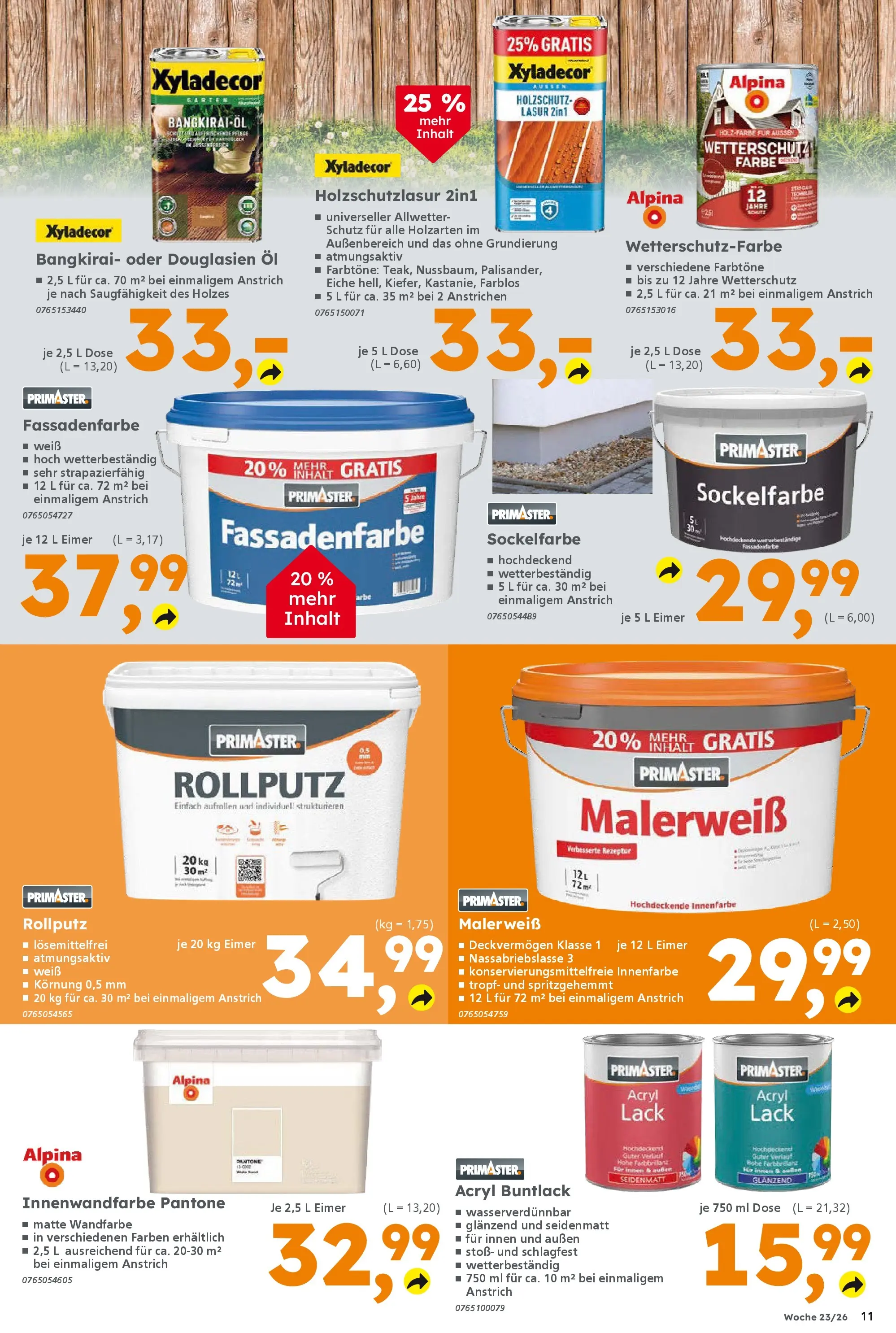 Globus Baumarkt Prospekt Forchheim (ab 31.05.2026) zum Blättern | Seite: 11
