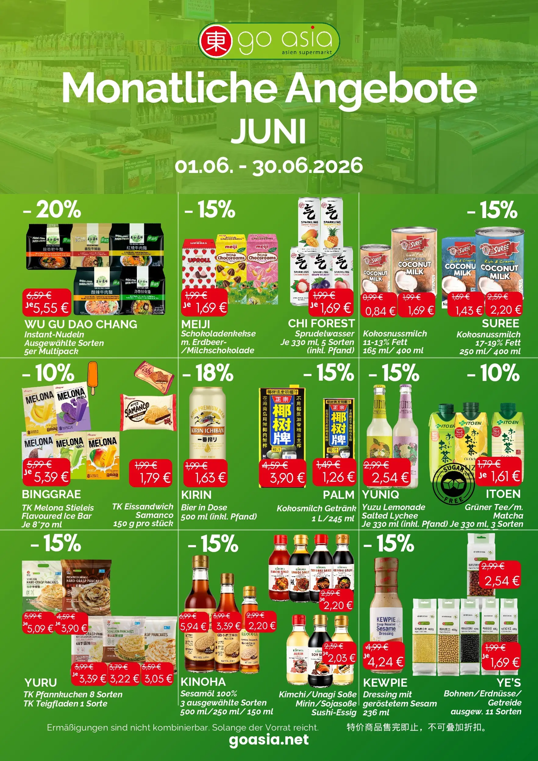 Angebote - Go Asia: Angebote Juni (ab 31.05.2026) zum Blättern | Seite: 1
