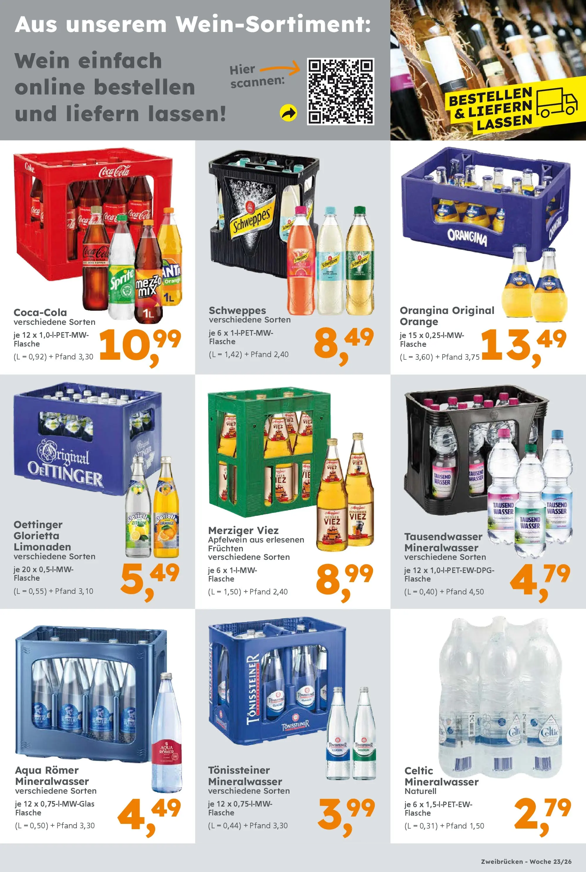 Globus Baumarkt Prospekt Homburg (ab 31.05.2026) zum Blättern | Seite: 17 | Produkte: Coca cola, Cola, Mineralwasser, Wein