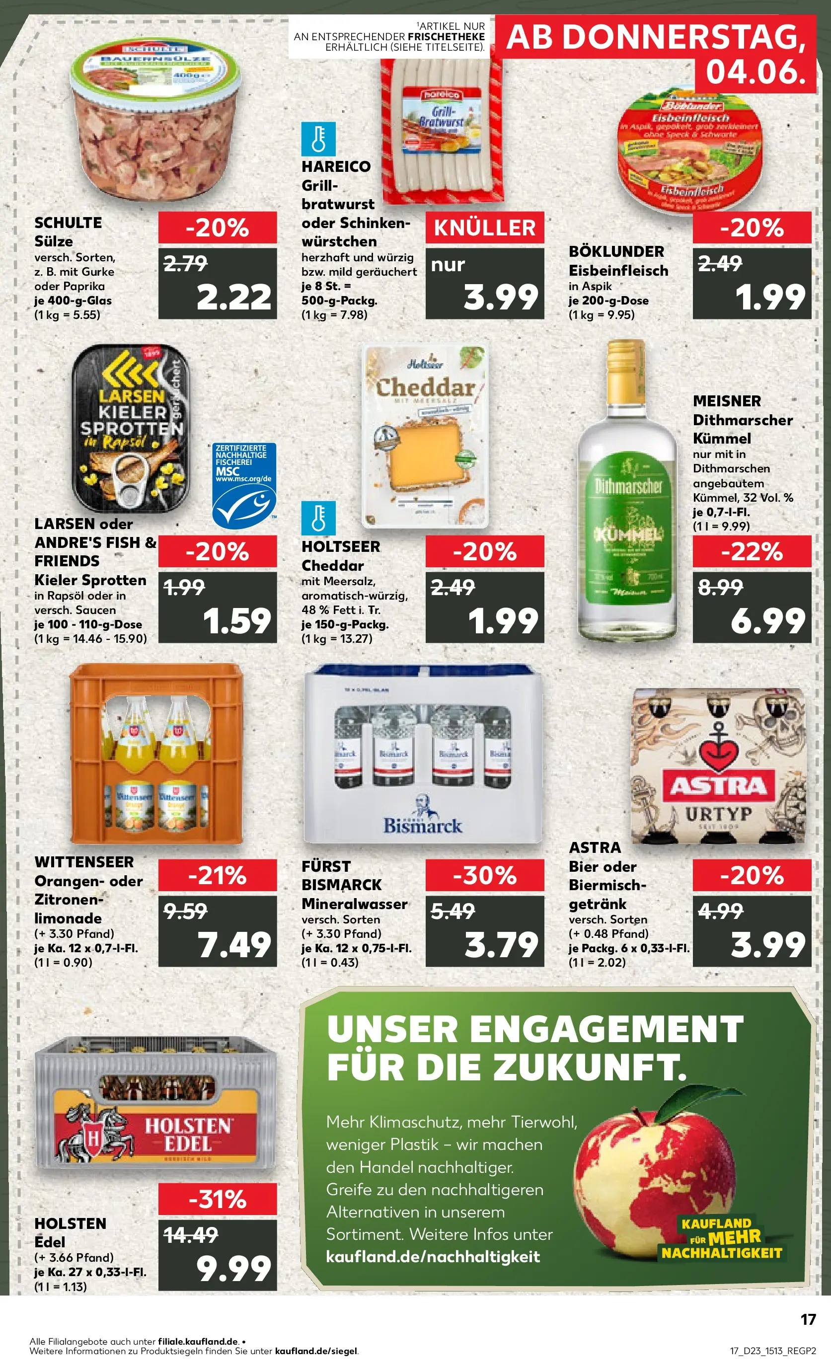 Prospekt Kaufland ab 04.06.2026 » Angebote Online zum Blättern | Seite: 17 | Produkte: Rapsöl, Orangen, Limonade, Mineralwasser
