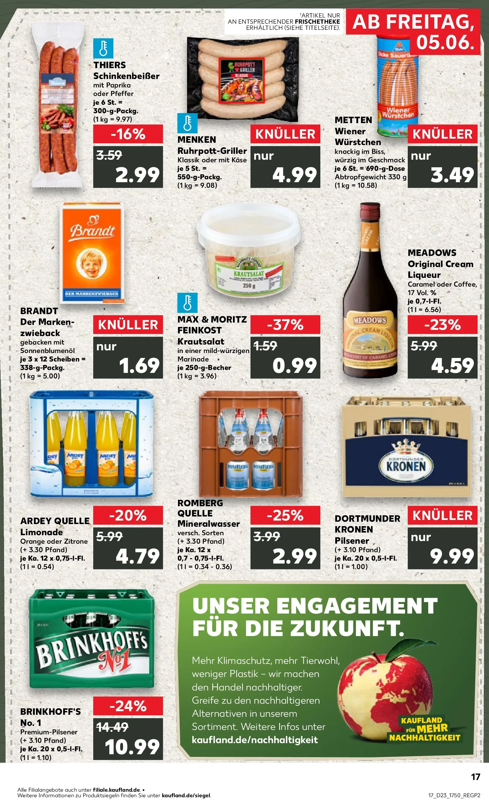 Prospekt Kaufland ab 04.06.2026 » Angebote Online zum Blättern | Seite: 17 | Produkte: Limonade, Mineralwasser, Pfeffer, Zitrone