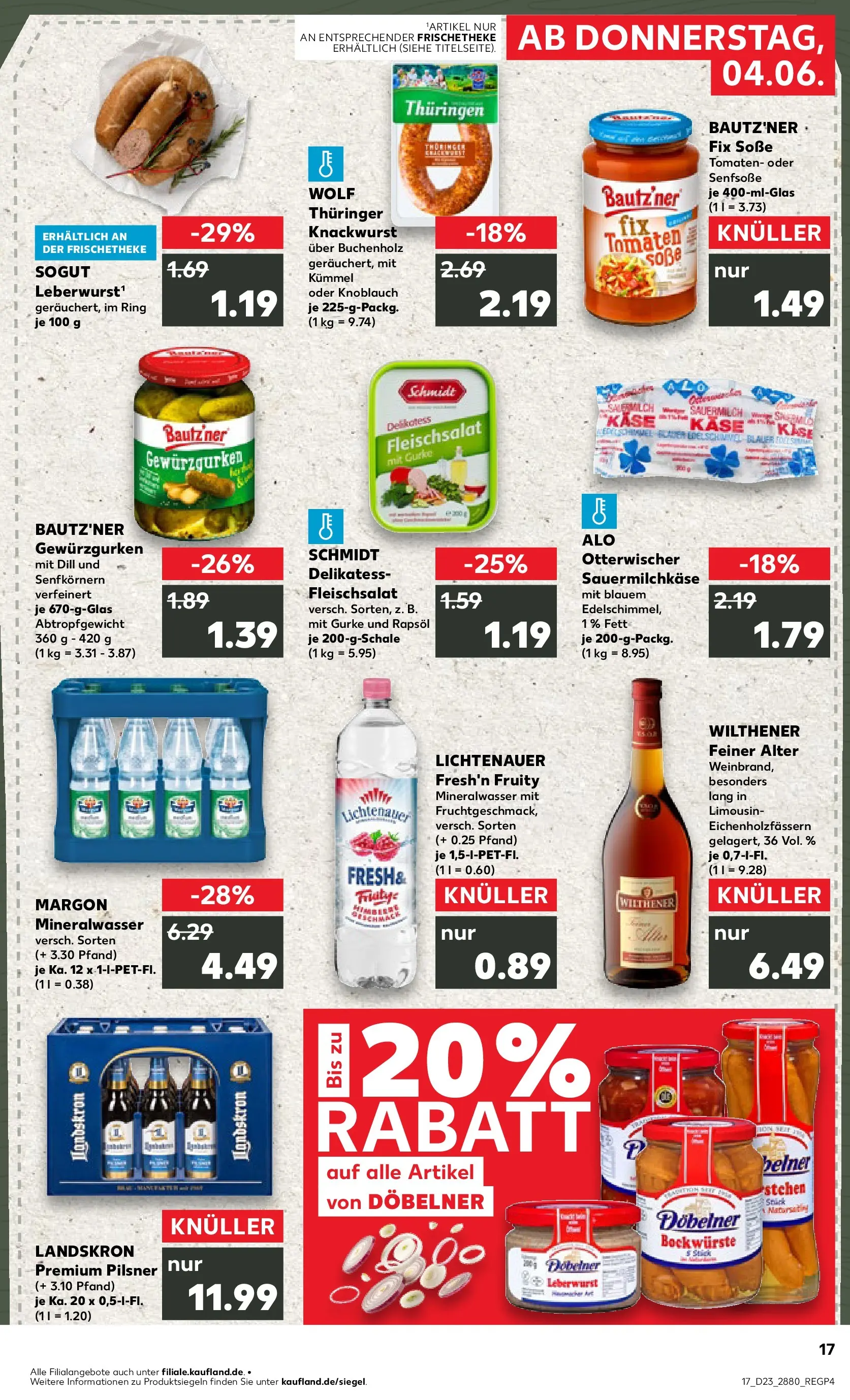Prospekt Kaufland ab 01.06.2026 » Angebote und Werbung Online | Seite: 24 | Produkte: Käse, Tomaten, Mineralwasser, Dill Prospekt Kaufland ab 01.06.2026 » Angebote Online zum Blättern | Seite: 24 | Produkte: Käse, Tomaten, Mineralwasser, Dill