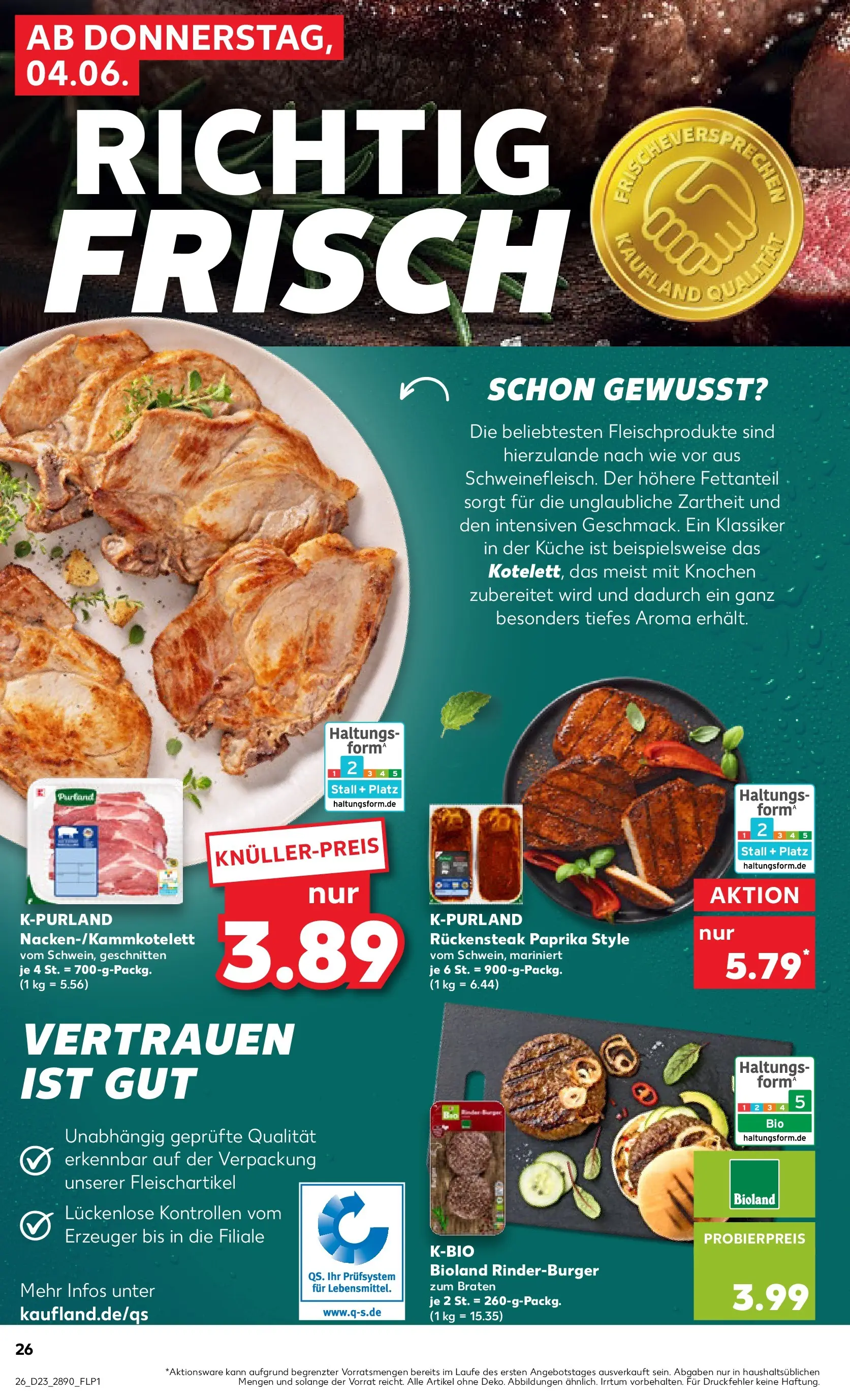 Prospekt Kaufland ab 04.06.2026 » Angebote Online zum Blättern | Seite: 26 | Produkte: Küche, Paprika