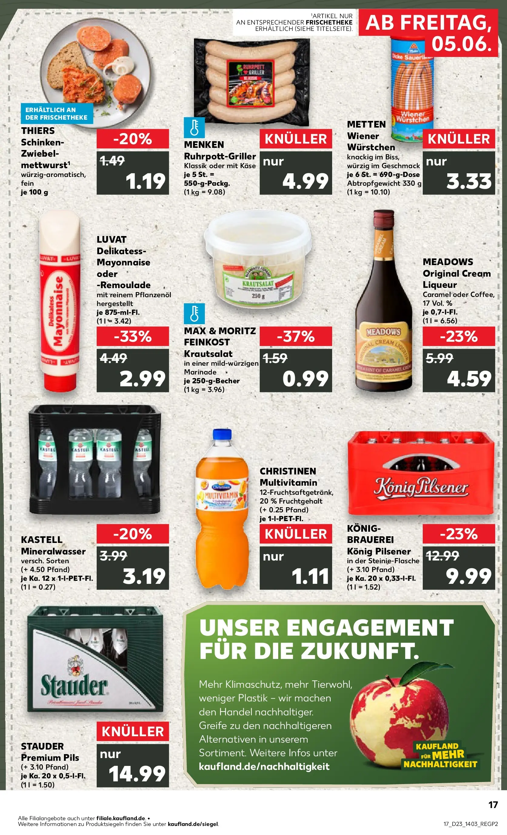 Prospekt Kaufland ab 01.06.2026 » Angebote und Werbung Online | Seite: 24 | Produkte: Wiener wurstchen, Konig pilsener, Käse, Mineralwasser Prospekt Kaufland ab 01.06.2026 » Angebote Online zum Blättern | Seite: 24 | Produkte: Wiener wurstchen, Konig pilsener, Käse, Mineralwasser