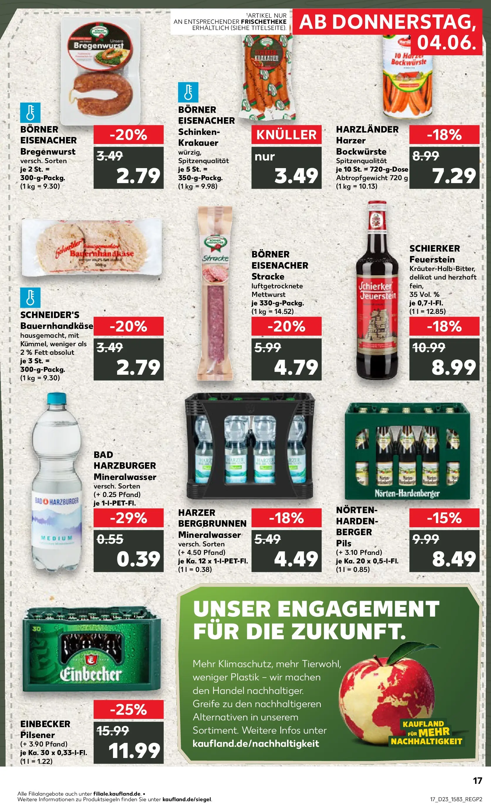 Prospekt Kaufland ab 01.06.2026 » Angebote und Werbung Online | Seite: 24 | Produkte: Bad, Pils, Mineralwasser, Schinken Prospekt Kaufland ab 01.06.2026 » Angebote Online zum Blättern | Seite: 24 | Produkte: Bad, Pils, Mineralwasser, Schinken