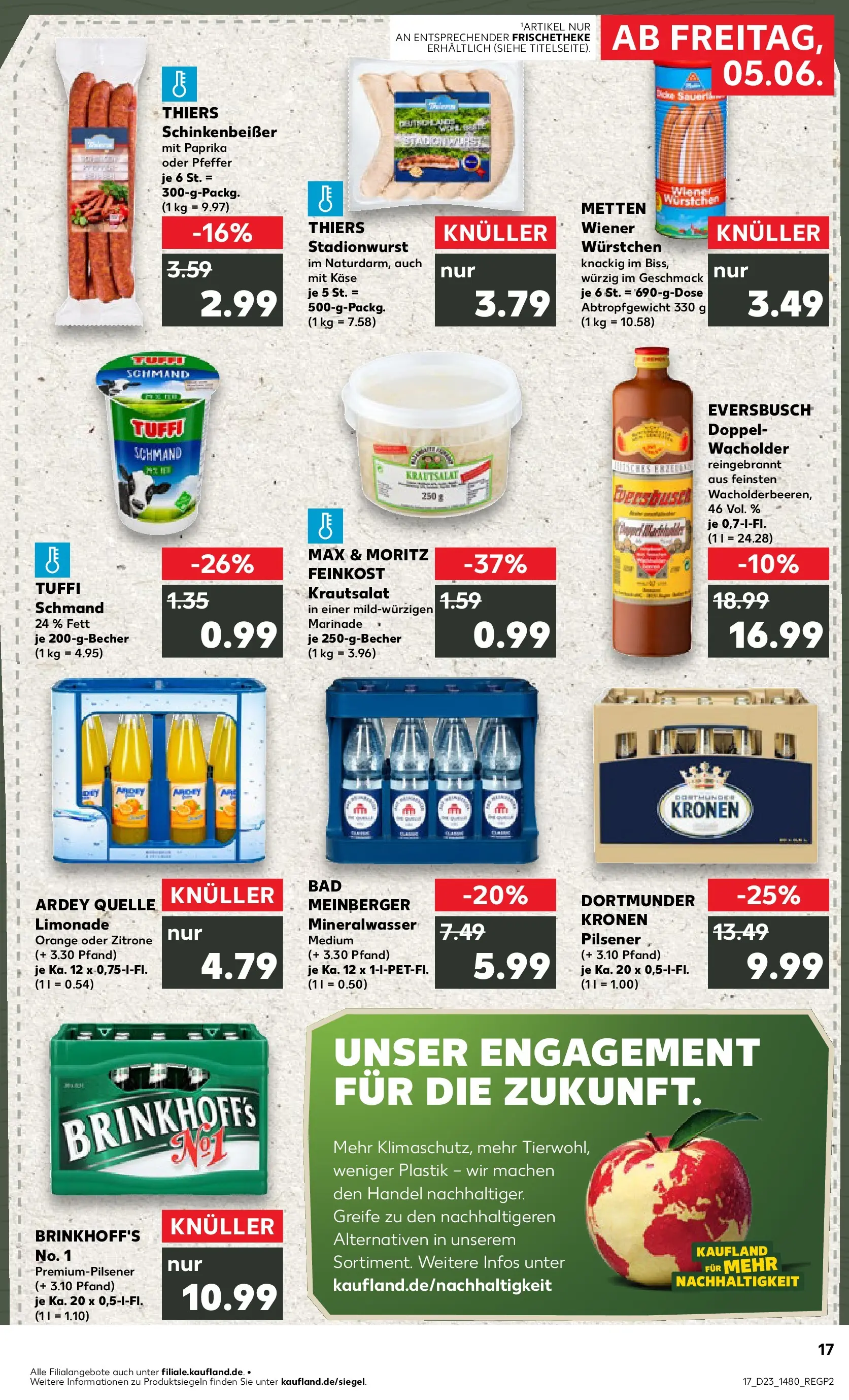 Prospekt Kaufland ab 01.06.2026 » Angebote Online zum Blättern | Seite: 24 | Produkte: Wiener wurstchen, Bad, Paprika, Zitrone