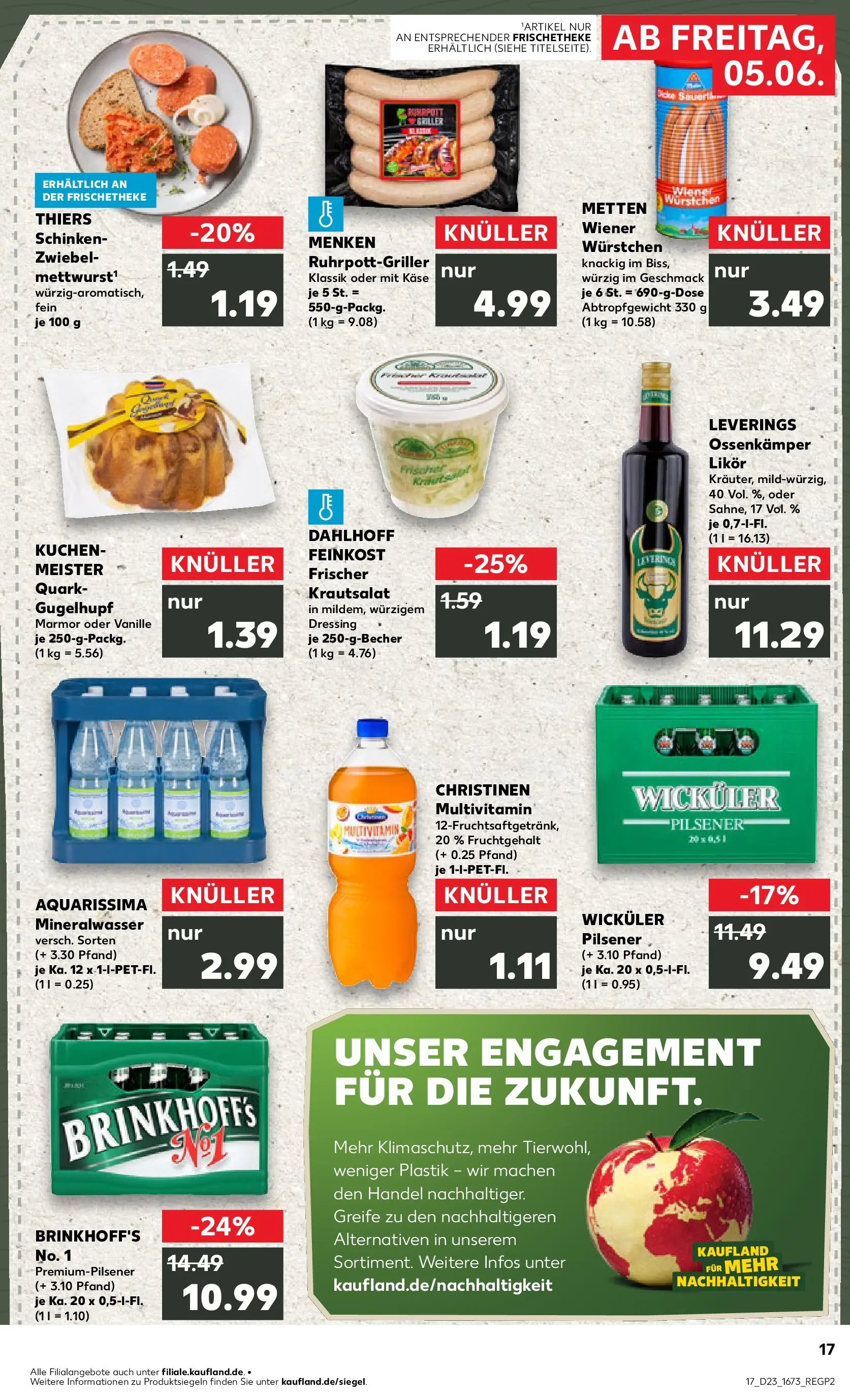 Prospekt Kaufland ab 01.06.2026 » Angebote und Werbung Online | Seite: 24 | Produkte: Quark, Käse, Likör, Mineralwasser Prospekt Kaufland ab 01.06.2026 » Angebote Online zum Blättern | Seite: 24 | Produkte: Quark, Käse, Likör, Mineralwasser