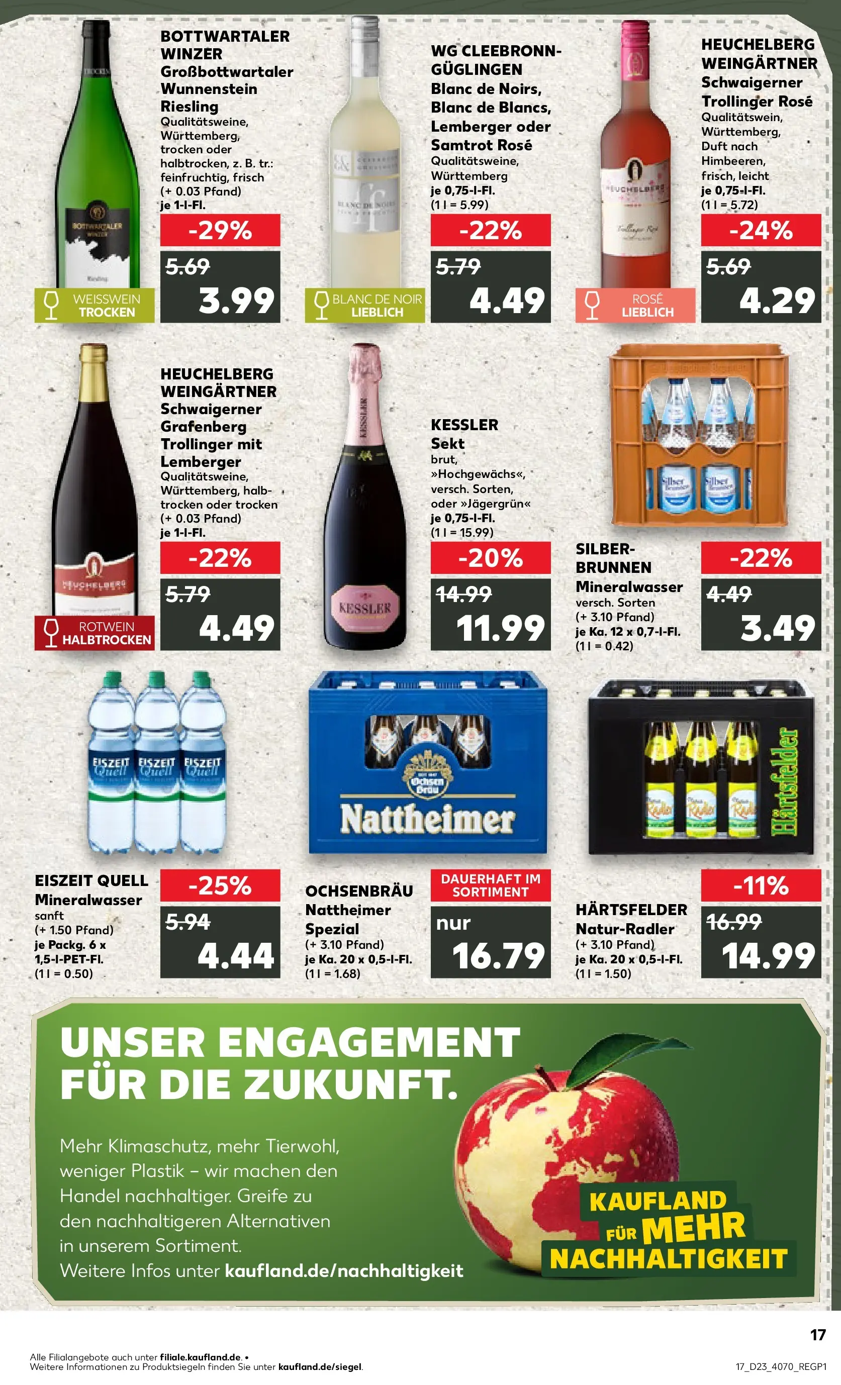 Prospekt Kaufland ab 04.06.2026 » Angebote Online zum Blättern | Seite: 17 | Produkte: Sekt, Duft, Mineralwasser, Radler