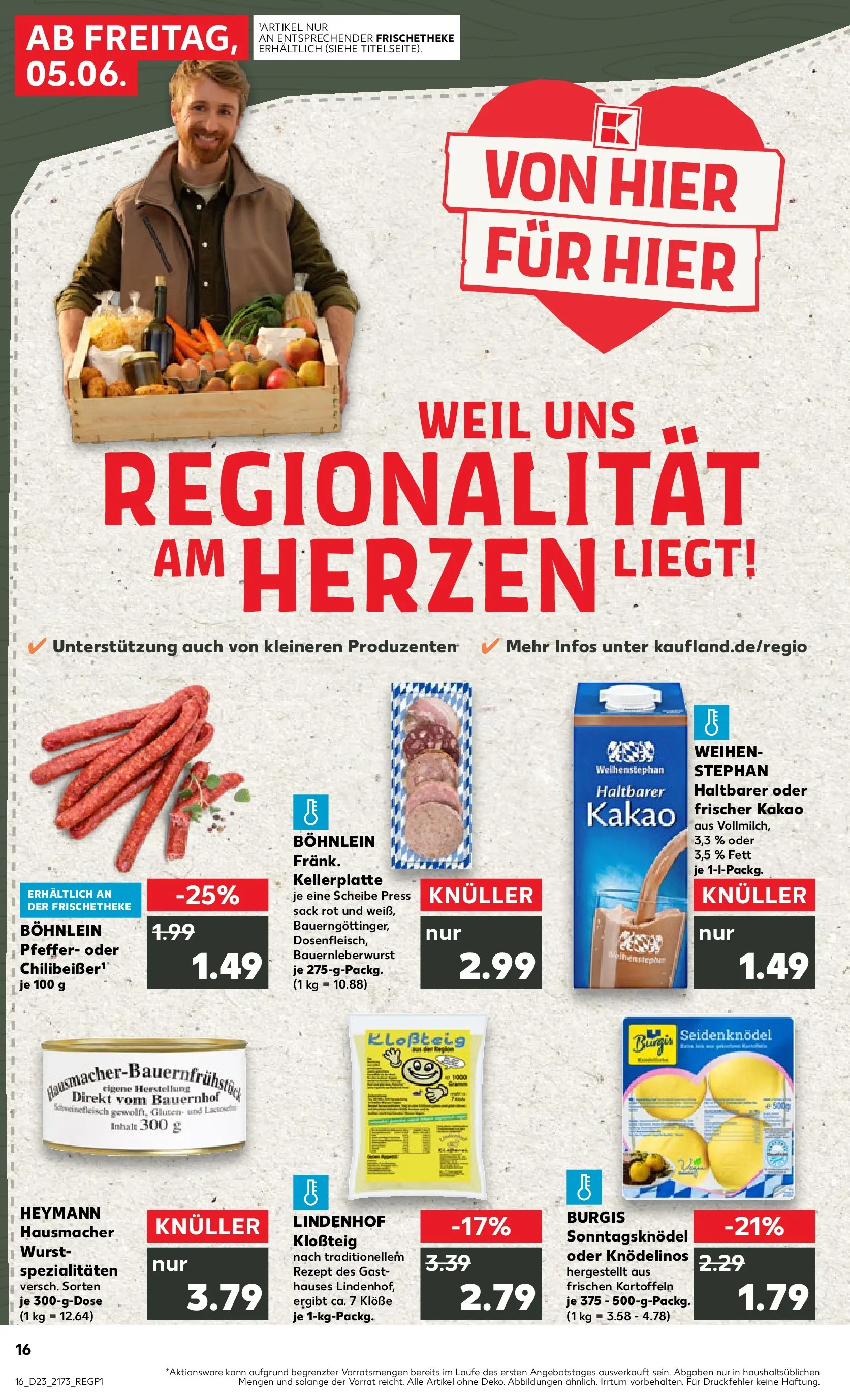 Prospekt Kaufland ab 04.06.2026 » Angebote Online zum Blättern | Seite: 16 | Produkte: Kartoffeln, Pfeffer, Wurst, Chili
