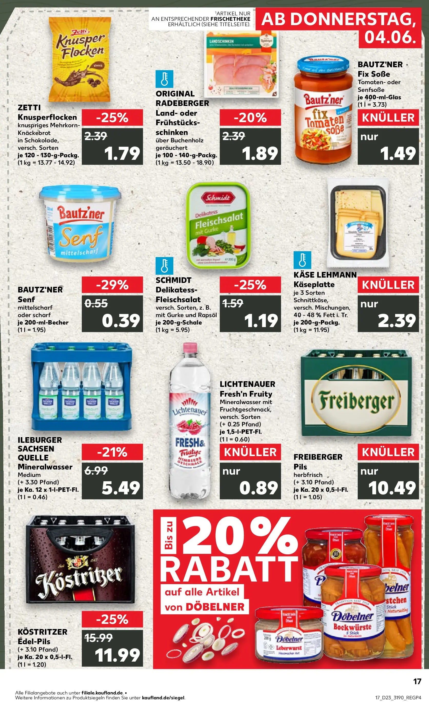 Prospekt Kaufland ab 01.06.2026 » Angebote und Werbung Online | Seite: 24 | Produkte: Käse, Pils, Tomaten, Flocken Prospekt Kaufland ab 01.06.2026 » Angebote Online zum Blättern | Seite: 24 | Produkte: Käse, Pils, Tomaten, Flocken