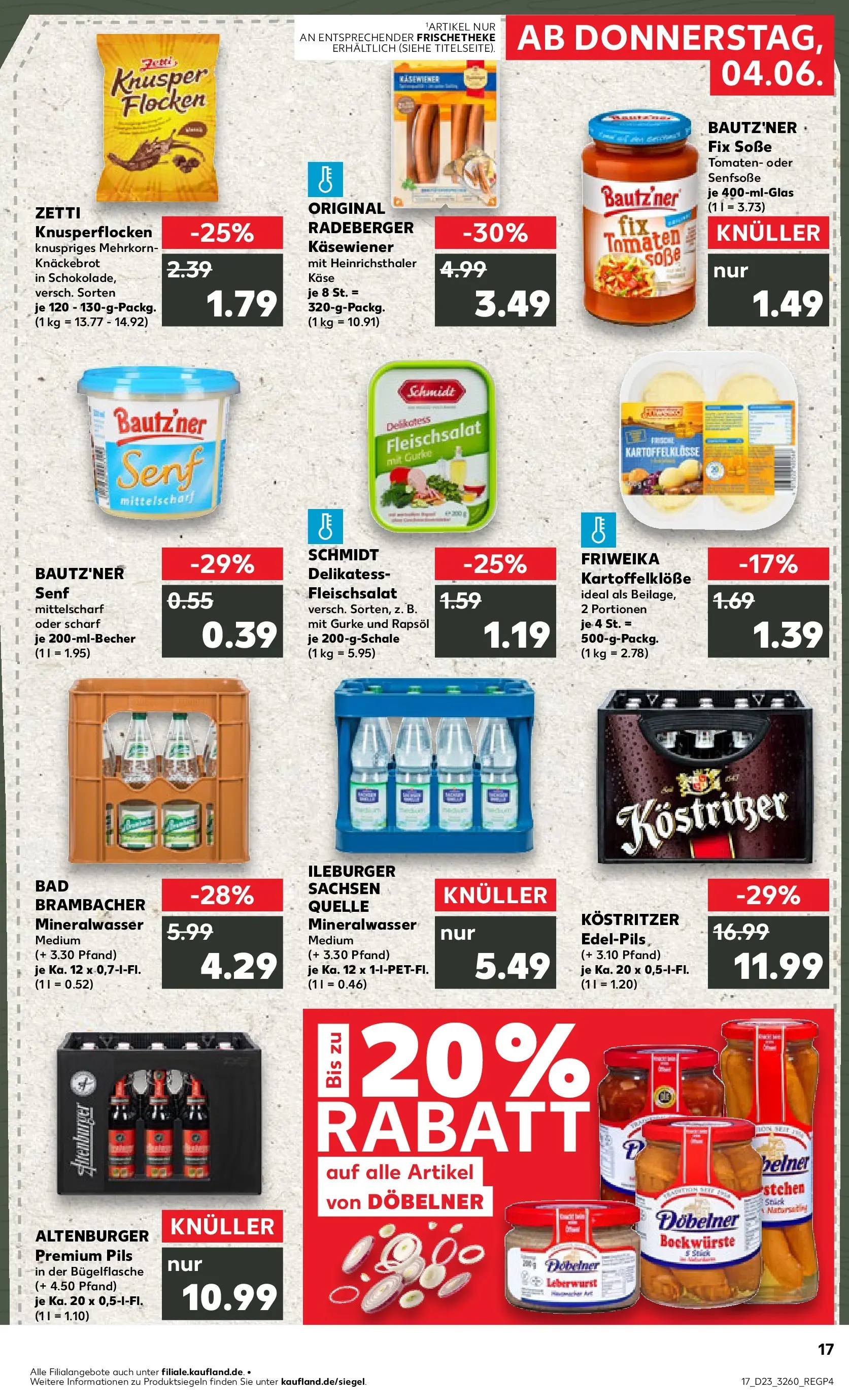 Prospekt Kaufland ab 01.06.2026 » Angebote und Werbung Online | Seite: 24 | Produkte: Kostritzer, Bad, Tomaten, Flocken Prospekt Kaufland ab 01.06.2026 » Angebote Online zum Blättern | Seite: 24 | Produkte: Kostritzer, Bad, Tomaten, Flocken