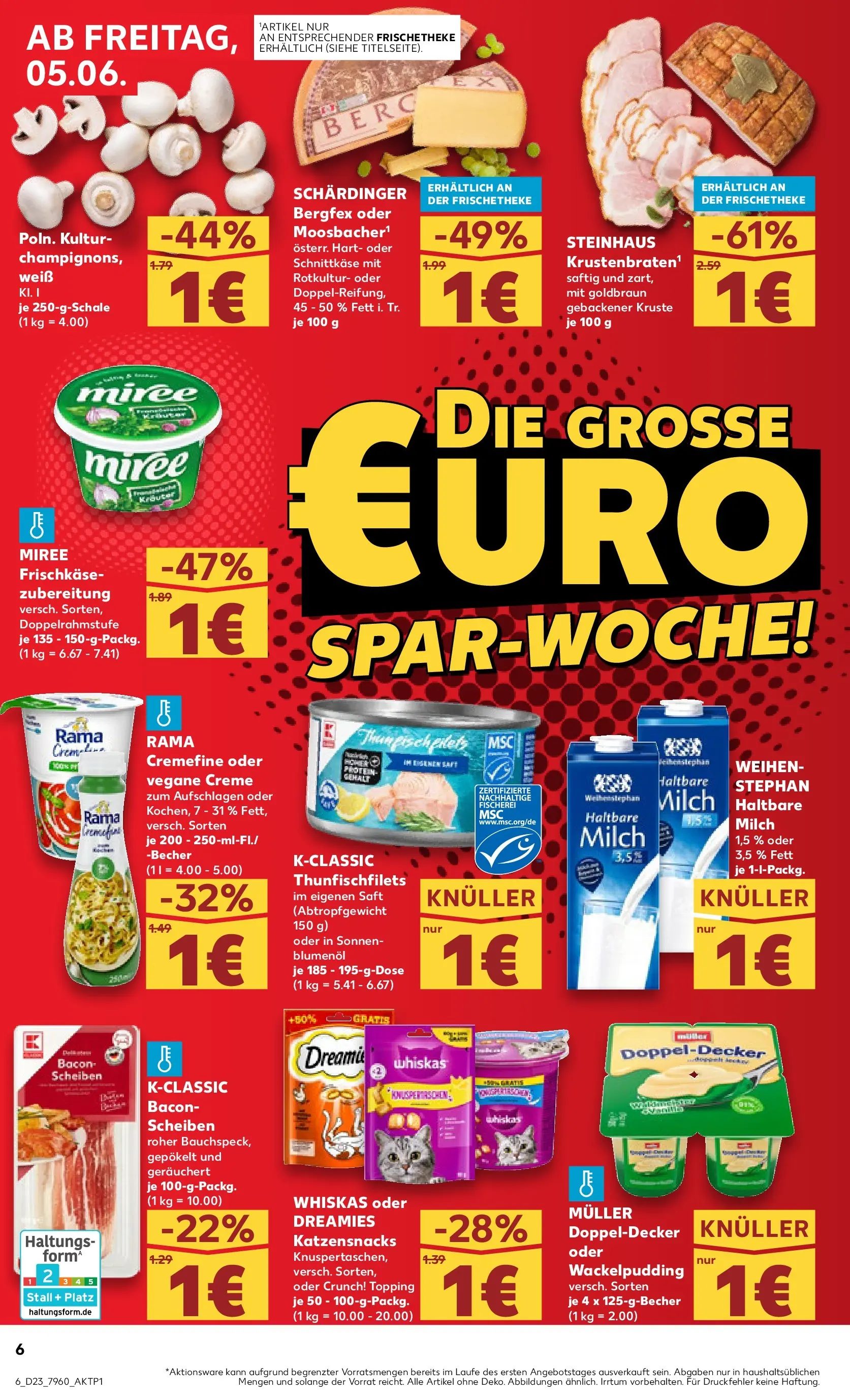 Prospekt Kaufland ab 01.06.2026 » Angebote und Werbung Online | Seite: 13 | Produkte: Rama, Haltbare milch, Creme, Whiskas Prospekt Kaufland ab 01.06.2026 » Angebote Online zum Blättern | Seite: 13 | Produkte: Rama, Haltbare milch, Creme, Whiskas