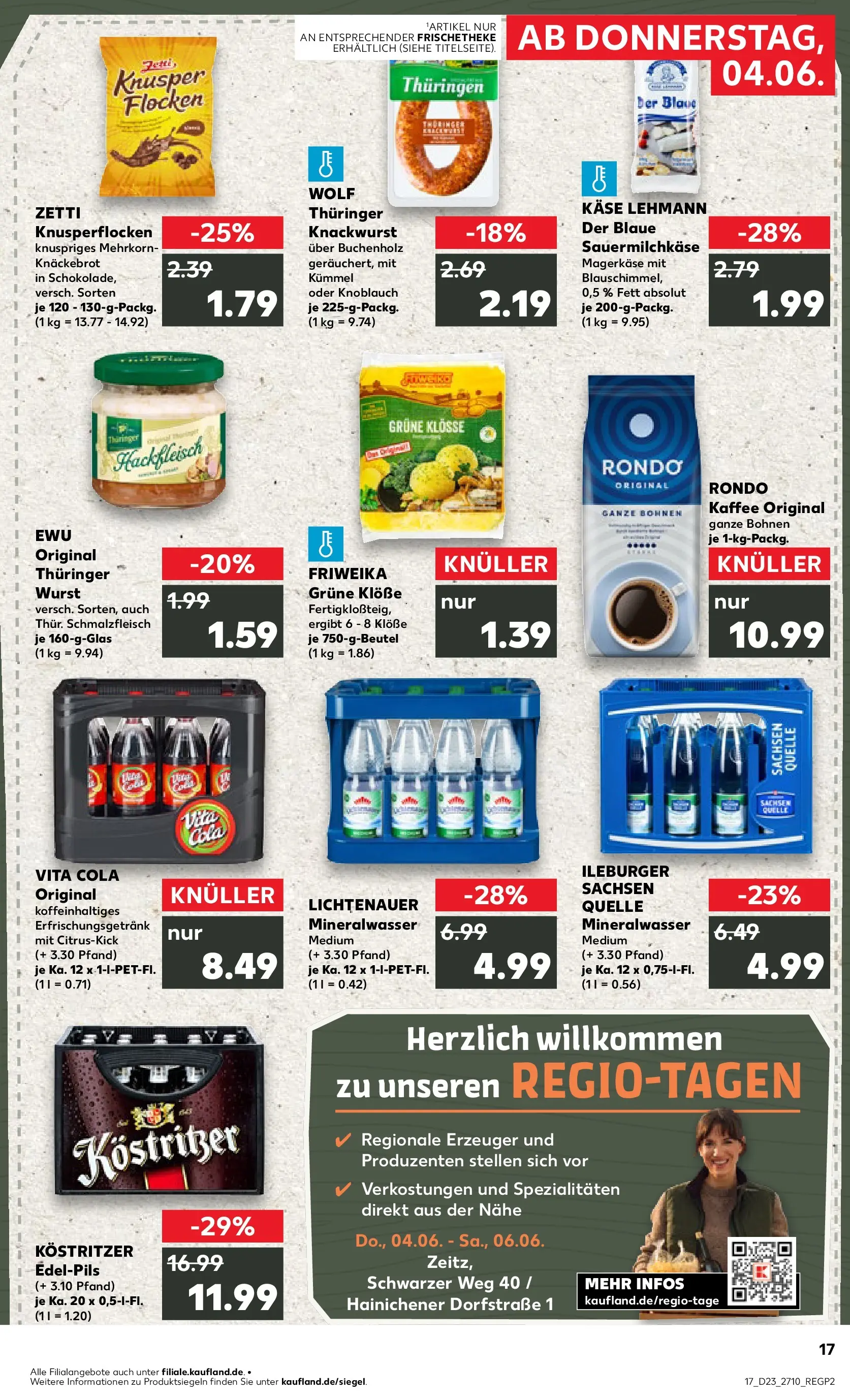 Prospekt Kaufland ab 01.06.2026 » Angebote und Werbung Online | Seite: 24 | Produkte: Cola, Kostritzer, Knoblauch, Hackfleisch Prospekt Kaufland ab 01.06.2026 » Angebote Online zum Blättern | Seite: 24 | Produkte: Cola, Kostritzer, Knoblauch, Hackfleisch