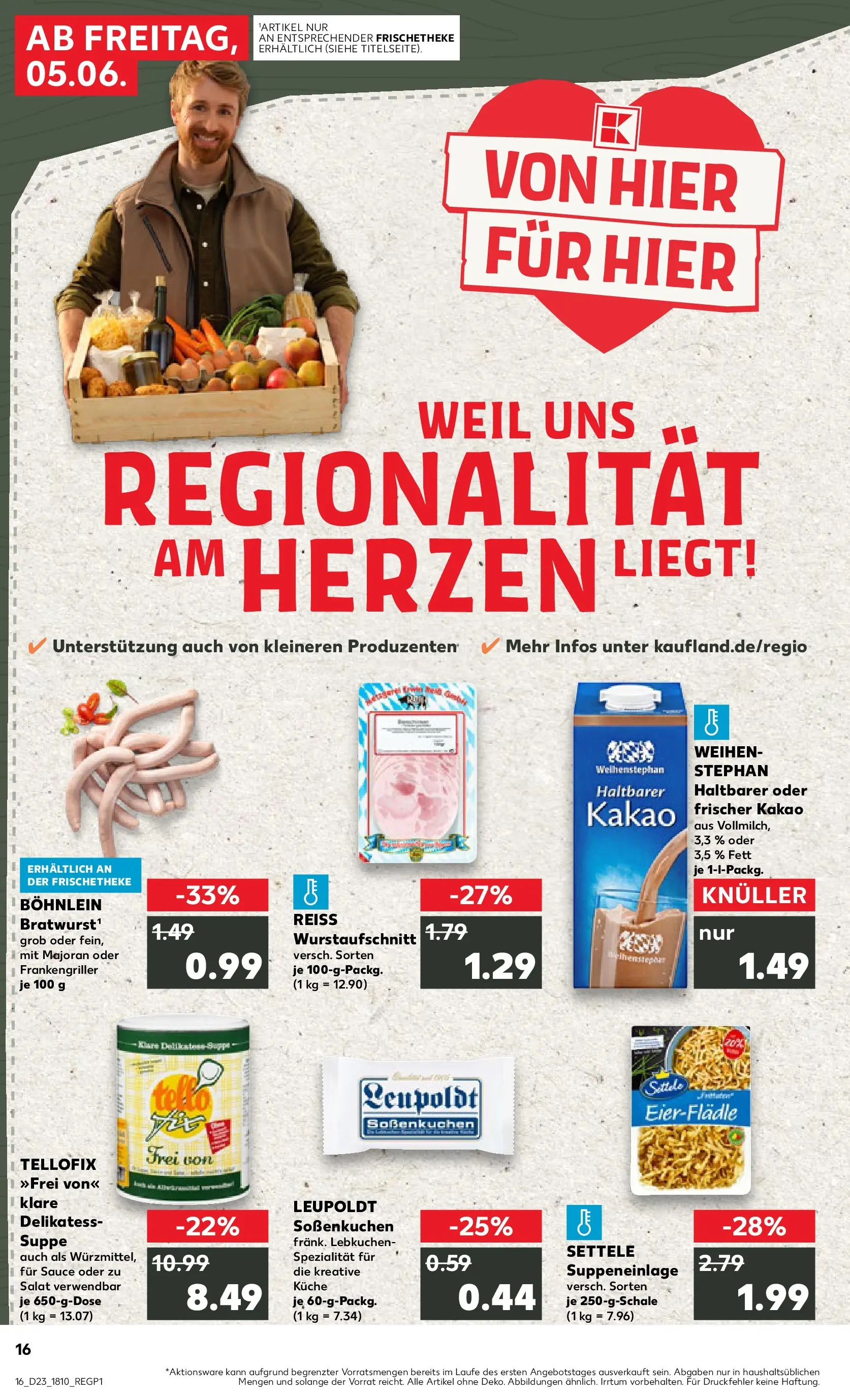 Prospekt Kaufland ab 01.06.2026 » Angebote und Werbung Online | Seite: 23 | Produkte: Küche, Salat Prospekt Kaufland ab 01.06.2026 » Angebote Online zum Blättern | Seite: 23 | Produkte: Küche, Salat