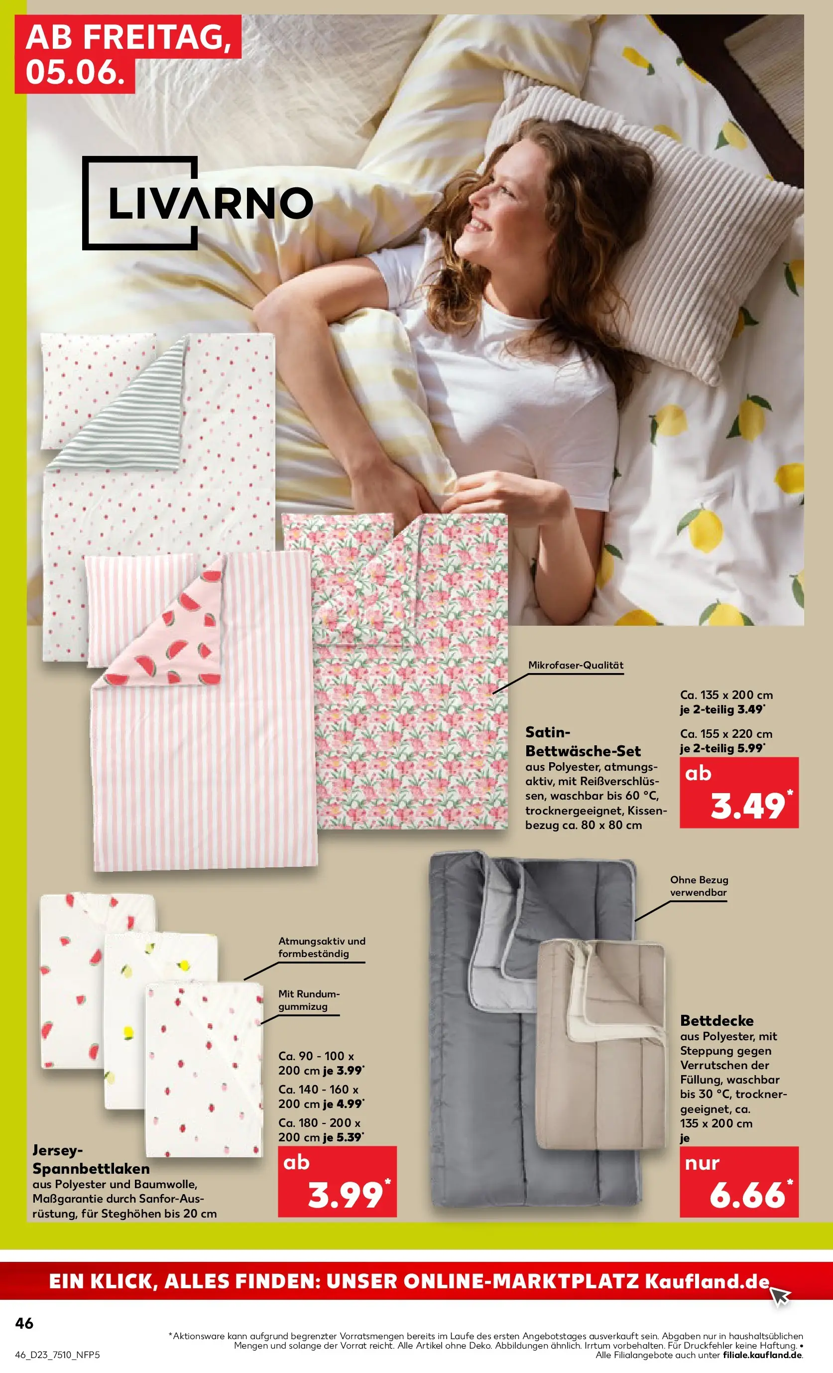 Prospekt Kaufland ab 04.06.2026 » Angebote Online zum Blättern | Seite: 46 | Produkte: Trockner, Kissen, Bettdecke