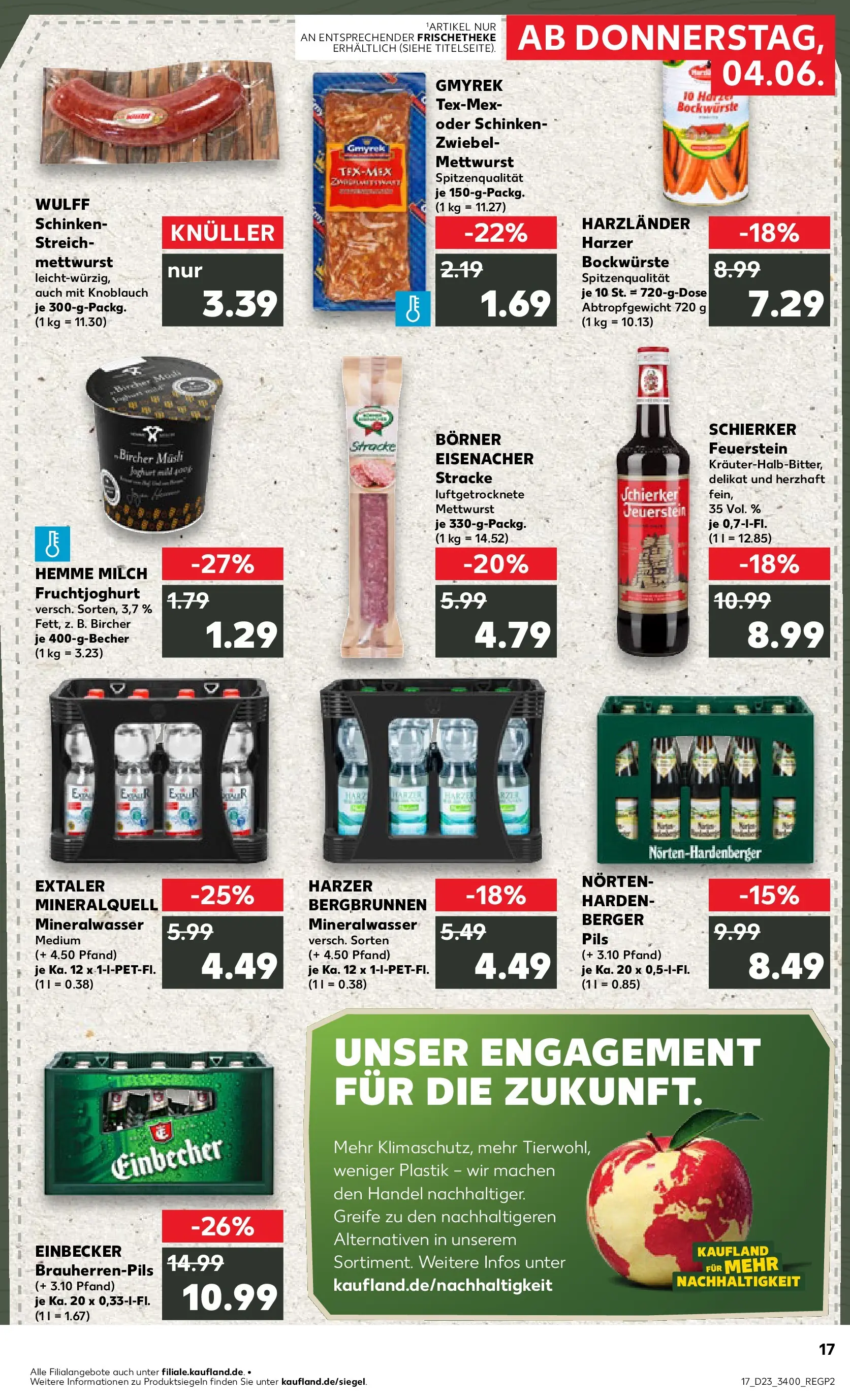 Prospekt Kaufland ab 01.06.2026 » Angebote und Werbung Online | Seite: 24 | Produkte: Milch, Joghurt, Fruchtjoghurt, Mineralwasser Prospekt Kaufland ab 01.06.2026 » Angebote Online zum Blättern | Seite: 24 | Produkte: Milch, Joghurt, Fruchtjoghurt, Mineralwasser