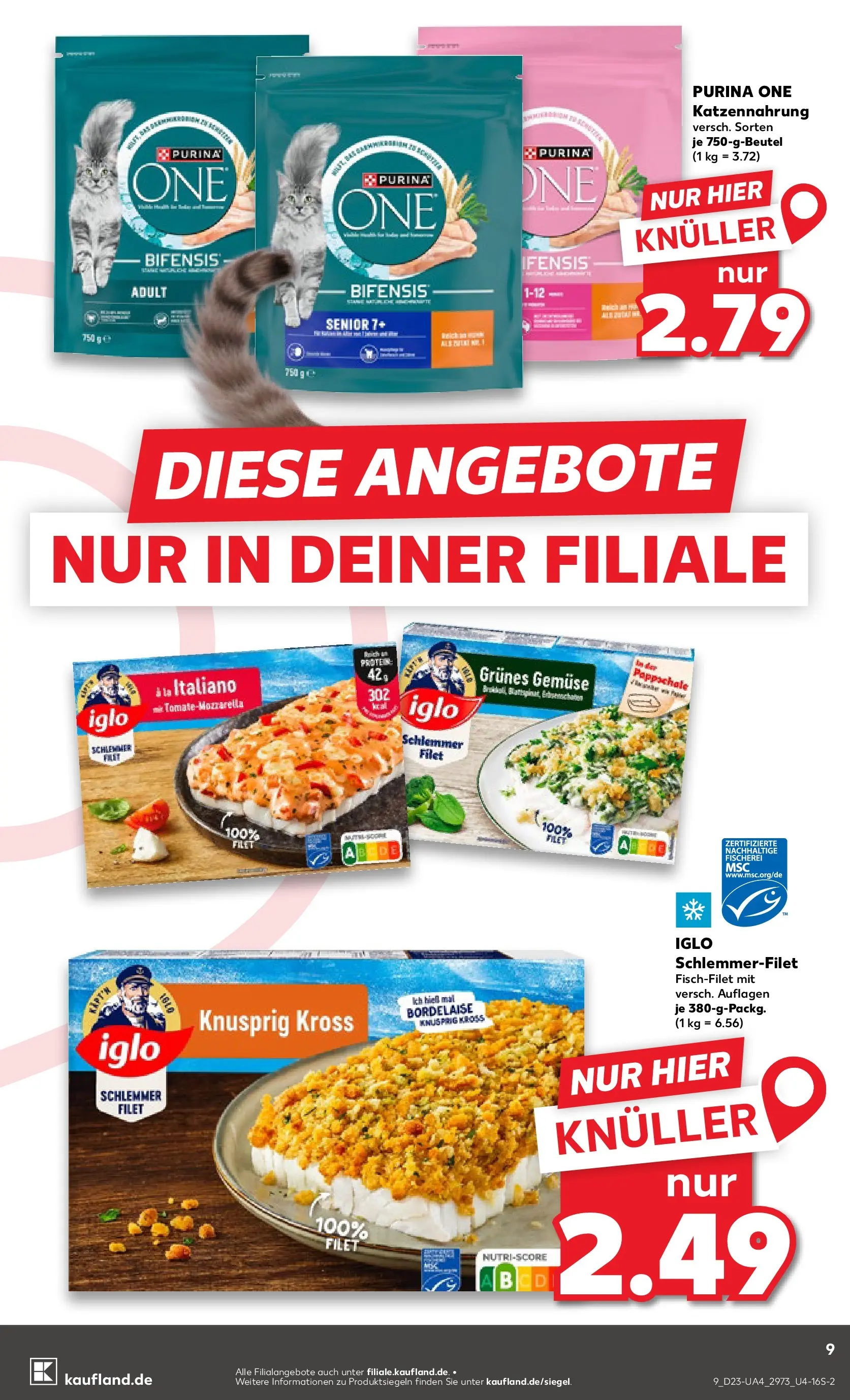 Prospekt Kaufland ab 01.06.2026 » Angebote und Werbung Online | Seite: 16 | Produkte: Purina one, Iglo, Gemüse, Iglo schlemmerfilet Prospekt Kaufland ab 01.06.2026 » Angebote Online zum Blättern | Seite: 16 | Produkte: Purina one, Iglo, Gemüse, Iglo schlemmerfilet