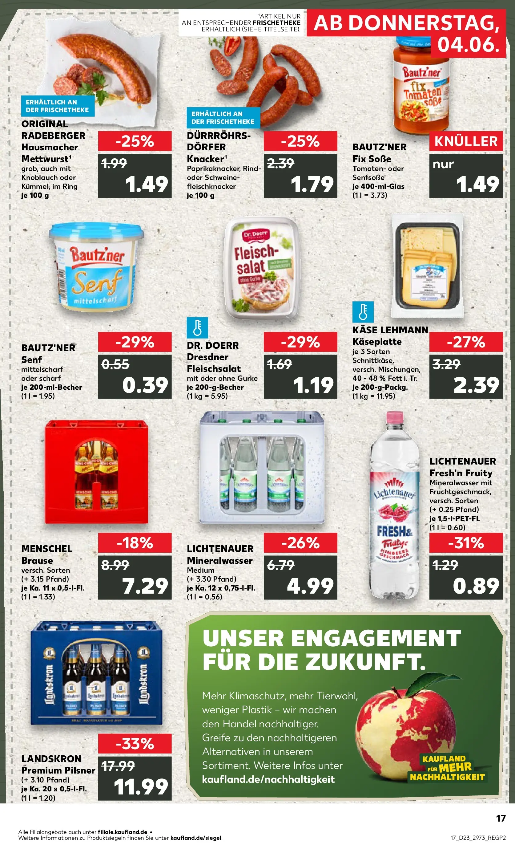 Prospekt Kaufland ab 01.06.2026 » Angebote und Werbung Online | Seite: 40 | Produkte: Tomaten, Soße, Knoblauch, Salat Prospekt Kaufland ab 01.06.2026 » Angebote Online zum Blättern | Seite: 40 | Produkte: Tomaten, Soße, Knoblauch, Salat