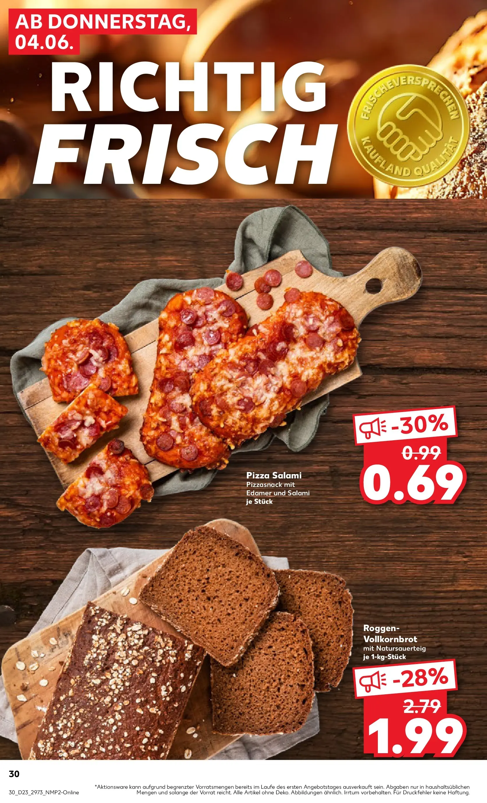 Prospekt Kaufland ab 01.06.2026 » Angebote und Werbung Online | Seite: 53 | Produkte: Vollkornbrot, Edamer, Salami, Pizza Prospekt Kaufland ab 01.06.2026 » Angebote Online zum Blättern | Seite: 53 | Produkte: Vollkornbrot, Edamer, Salami, Pizza