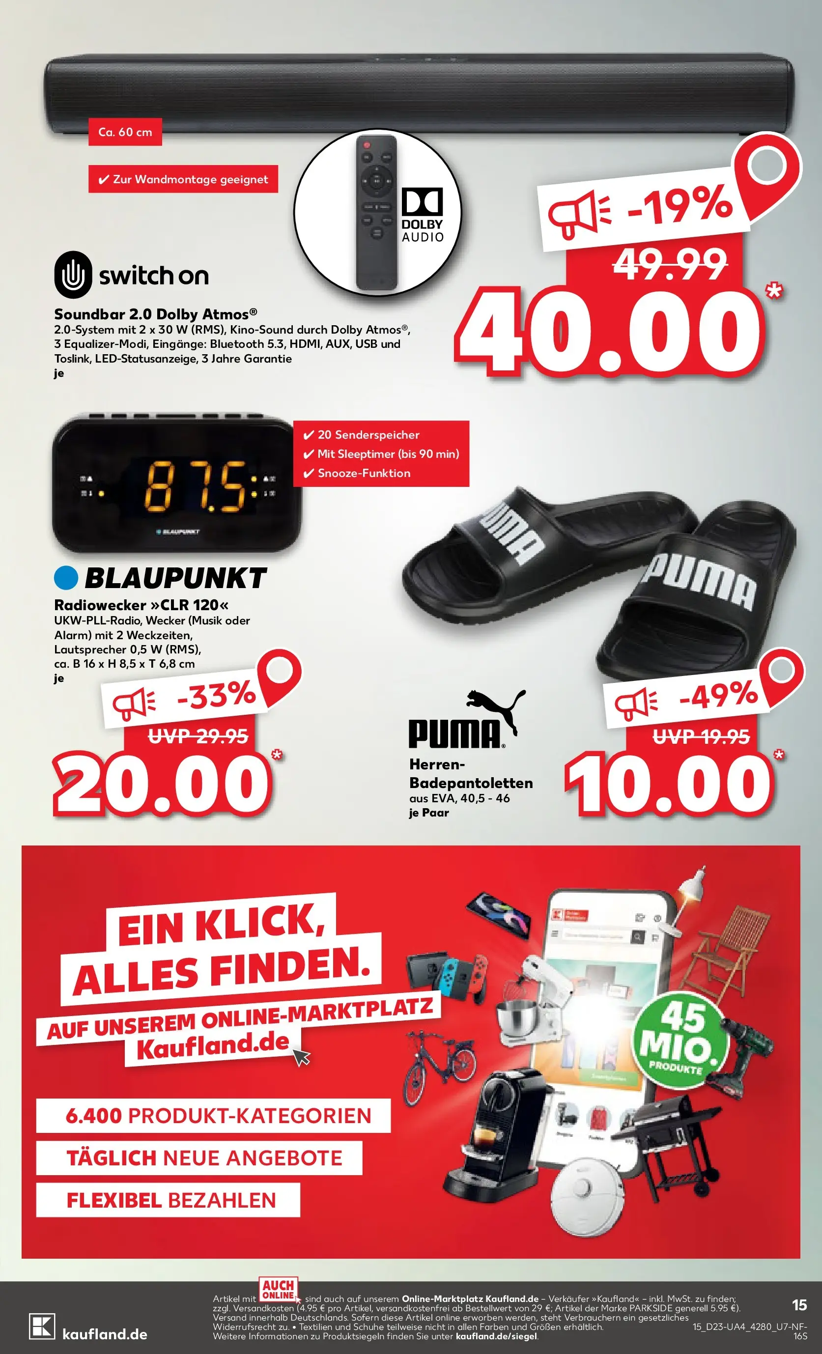Prospekt Kaufland ab 01.06.2026 » Angebote und Werbung Online | Seite: 22 | Produkte: Lautsprecher, USB, Radiowecker, Radio Prospekt Kaufland ab 01.06.2026 » Angebote Online zum Blättern | Seite: 22 | Produkte: Lautsprecher, USB, Radiowecker, Radio