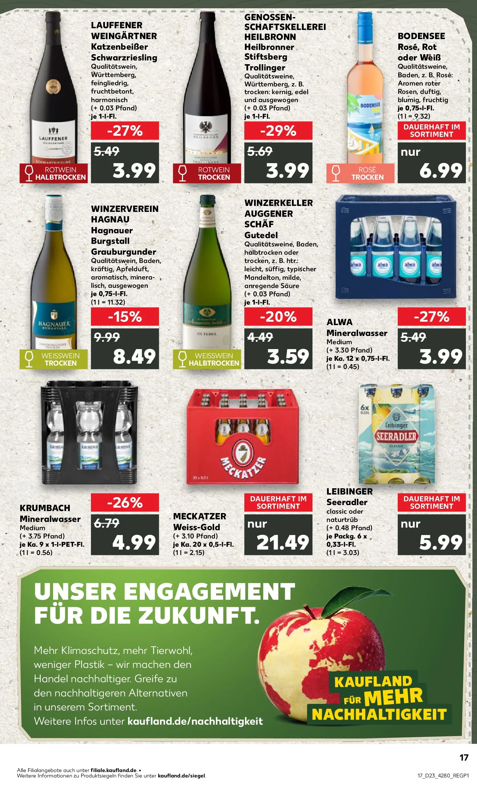 Prospekt Kaufland ab 01.06.2026 » Angebote und Werbung Online | Seite: 40 | Produkte: Weißwein, Rotwein, Mineralwasser Prospekt Kaufland ab 01.06.2026 » Angebote Online zum Blättern | Seite: 40 | Produkte: Weißwein, Rotwein, Mineralwasser