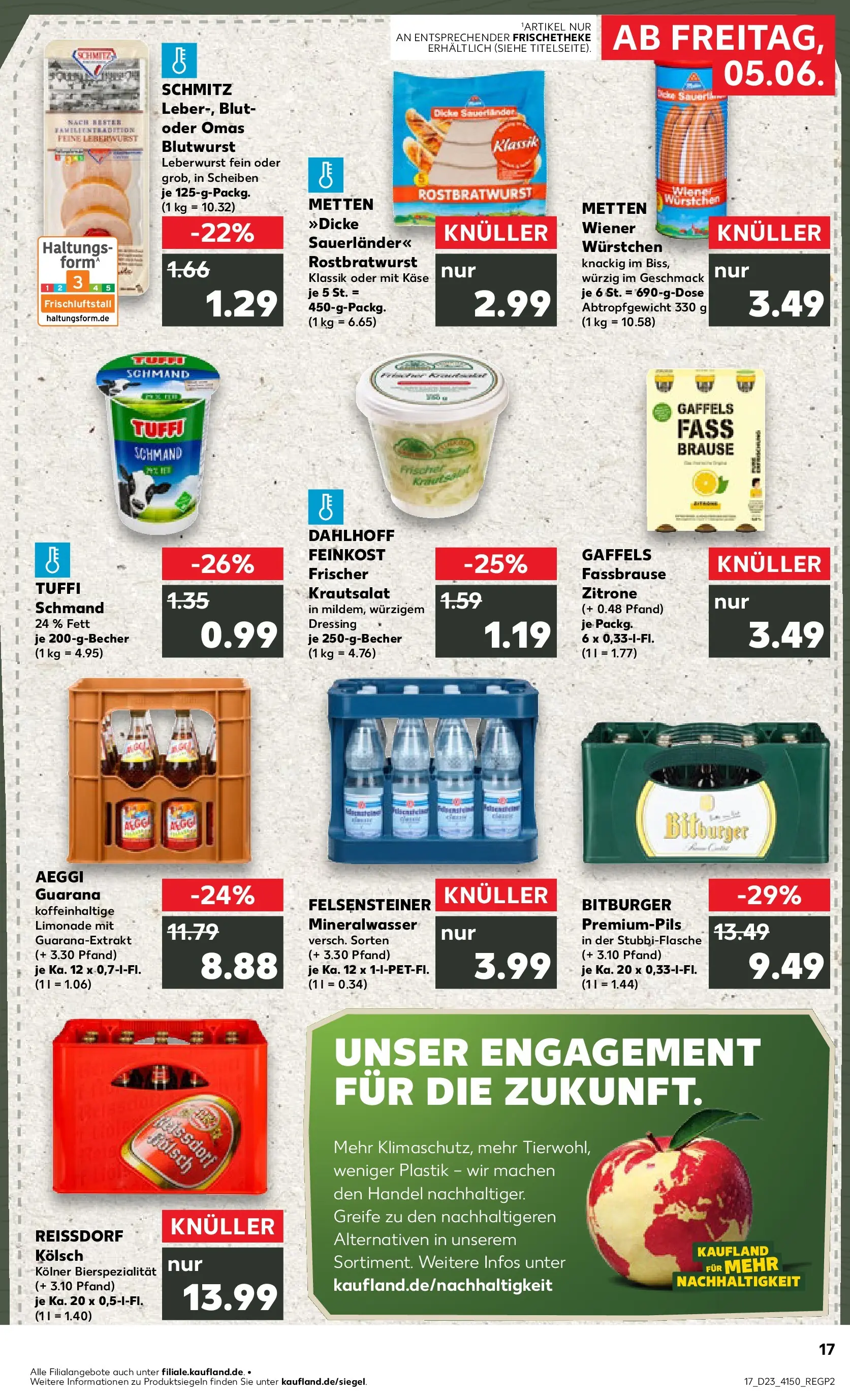 Prospekt Kaufland ab 01.06.2026 » Angebote und Werbung Online | Seite: 24 | Produkte: Bitburger, Käse, Dressing, Limonade Prospekt Kaufland ab 01.06.2026 » Angebote Online zum Blättern | Seite: 24 | Produkte: Bitburger, Käse, Dressing, Limonade