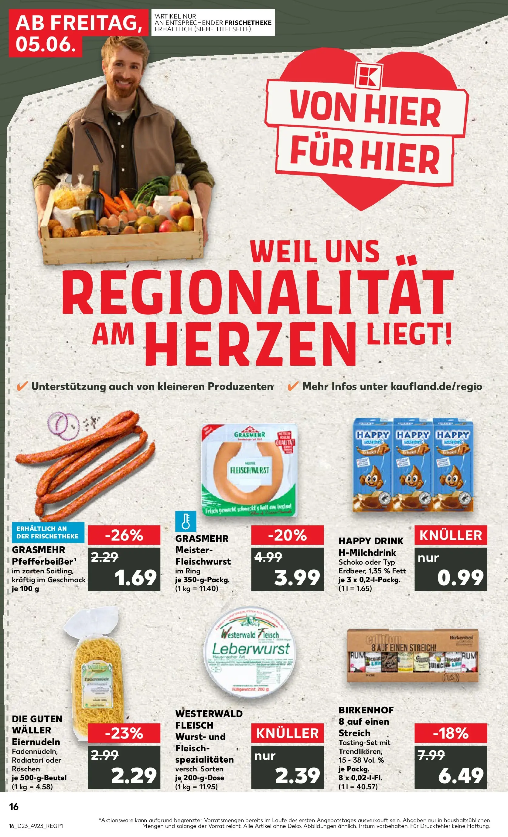 Prospekt Kaufland ab 04.06.2026 » Angebote Online zum Blättern | Seite: 16 | Produkte: Wurst, Fleisch