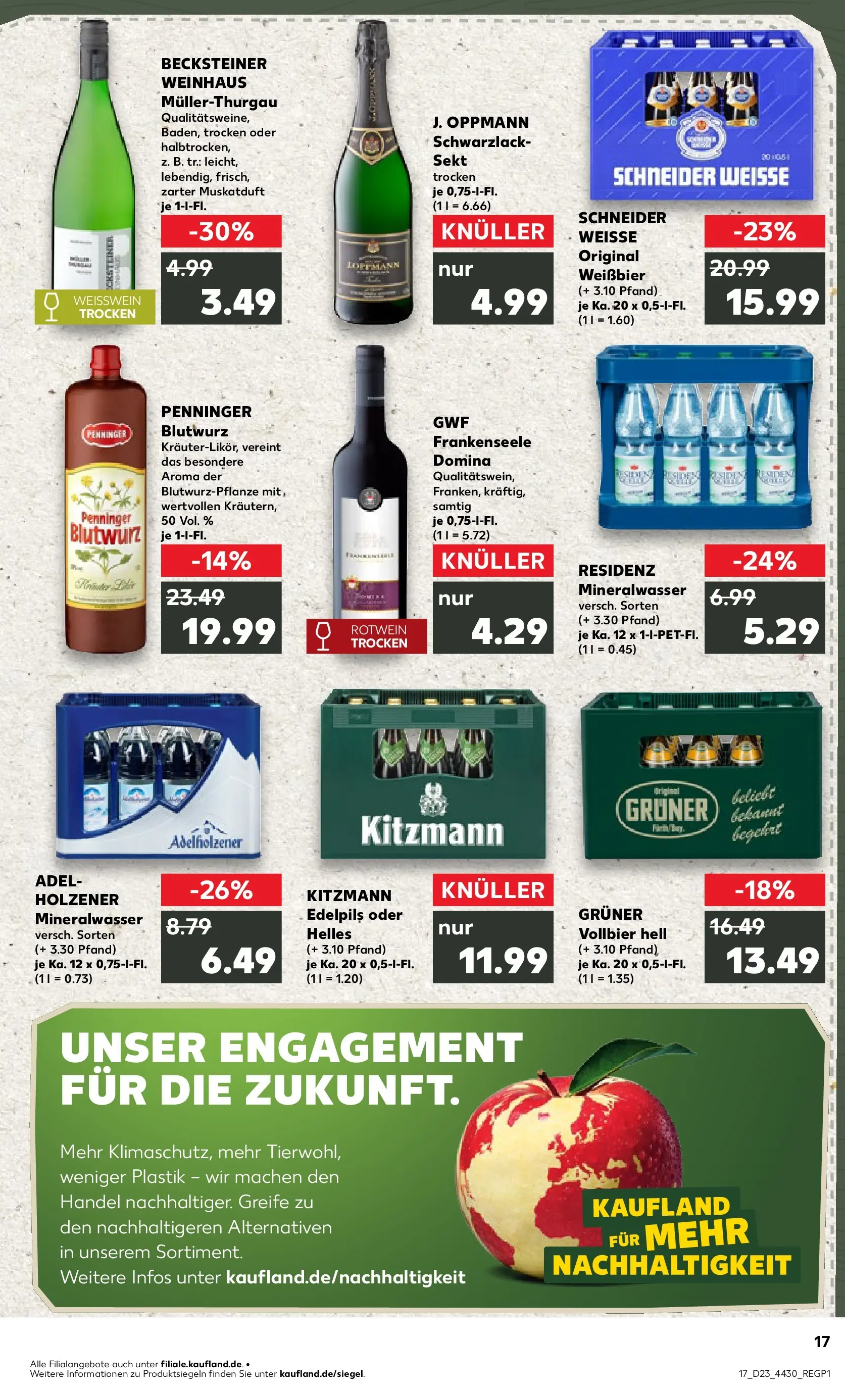 Prospekt Kaufland ab 01.06.2026 » Angebote und Werbung Online | Seite: 24 | Produkte: Weißwein, Rotwein, Sekt, Mineralwasser Prospekt Kaufland ab 01.06.2026 » Angebote Online zum Blättern | Seite: 24 | Produkte: Weißwein, Rotwein, Sekt, Mineralwasser