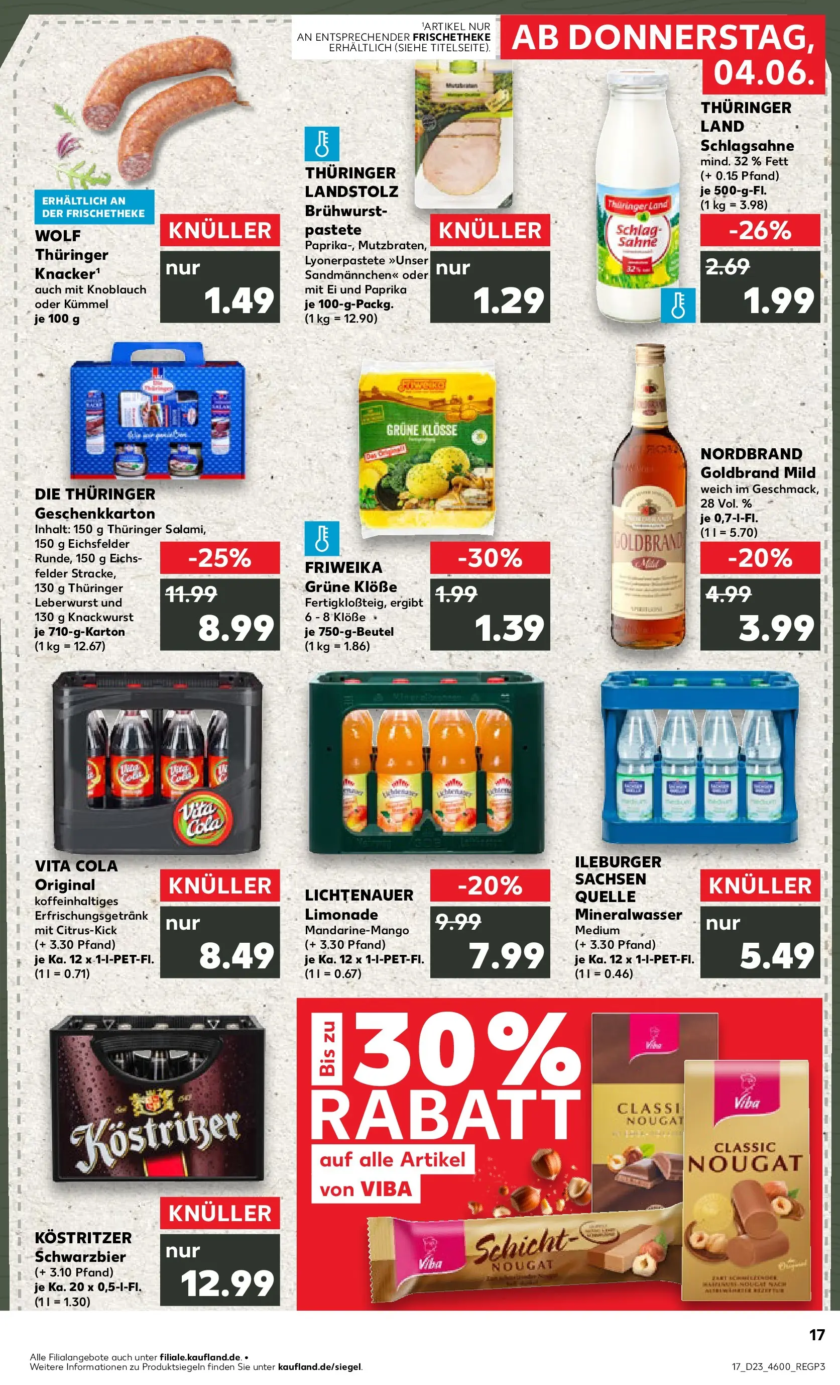 Prospekt Kaufland ab 01.06.2026 » Angebote Online zum Blättern | Seite: 24 | Produkte: Cola, Schlagsahne, Paprika, Knoblauch