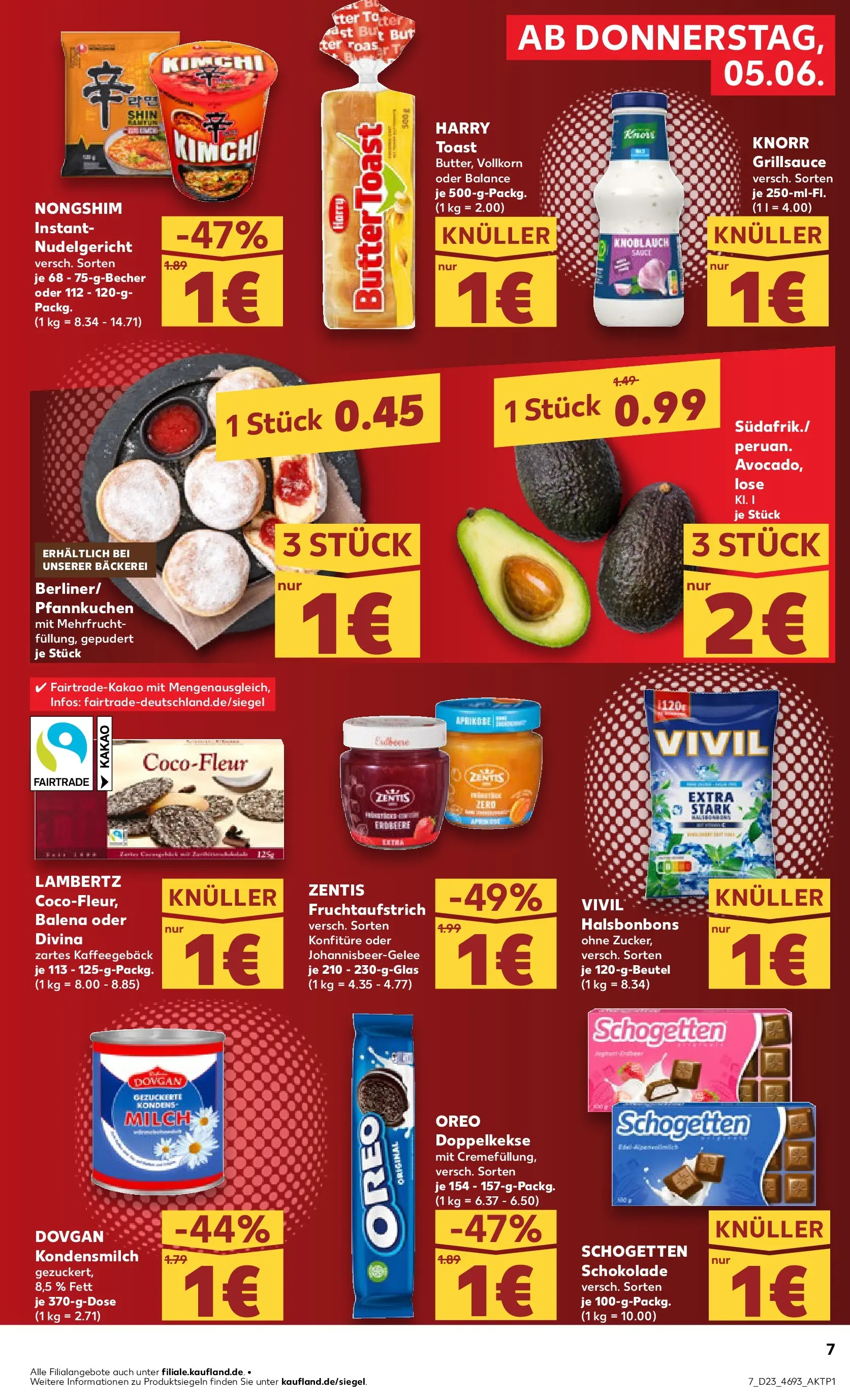 Prospekt Kaufland ab 01.06.2026 » Angebote und Werbung Online | Seite: 14 | Produkte: Bäckerei, Butter, Toast, Donuts Prospekt Kaufland ab 01.06.2026 » Angebote Online zum Blättern | Seite: 14 | Produkte: Bäckerei, Butter, Toast, Donuts