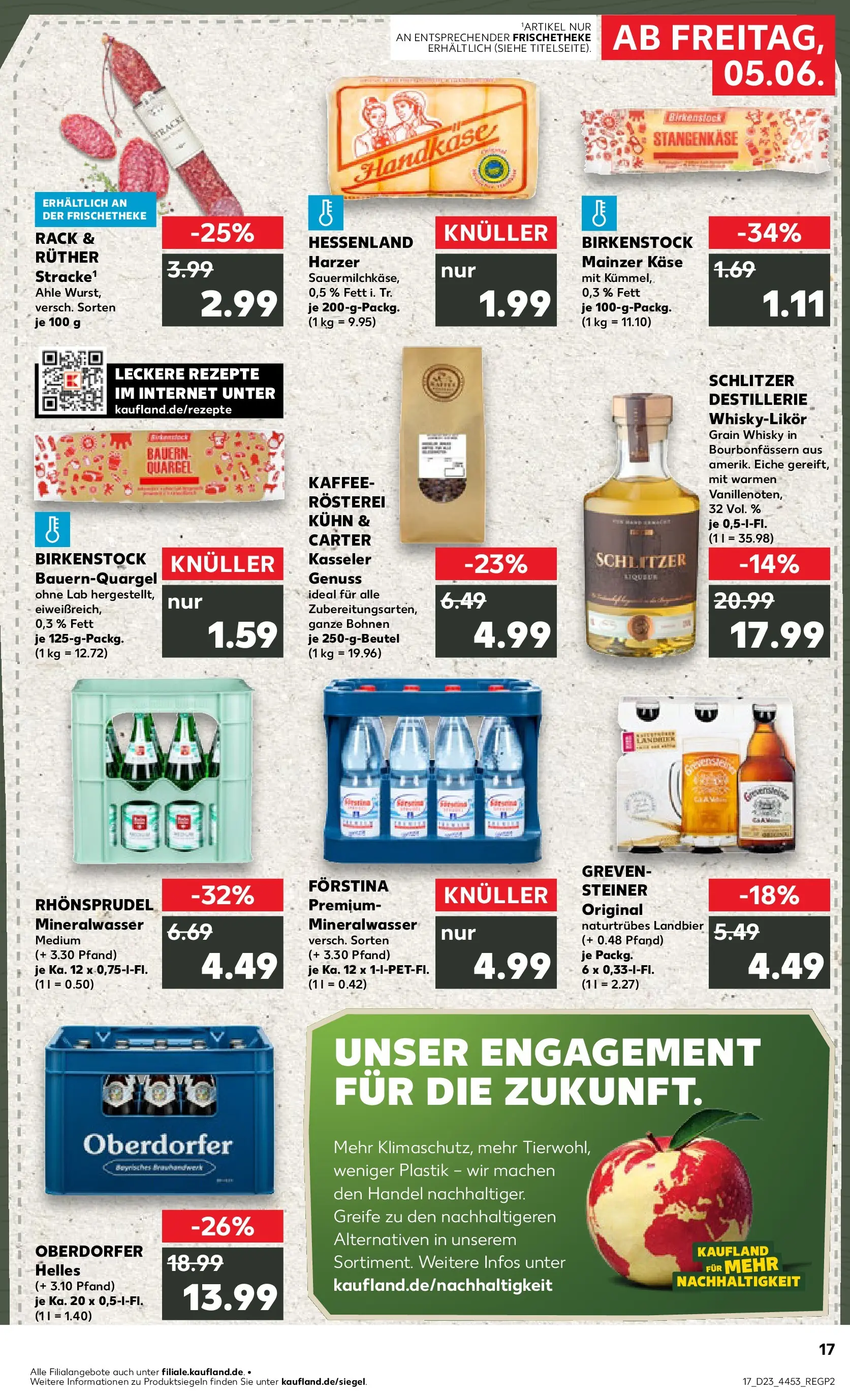 Prospekt Kaufland ab 01.06.2026 » Angebote Online zum Blättern | Seite: 24 | Produkte: Whisky, Käse, Mineralwasser, Salami