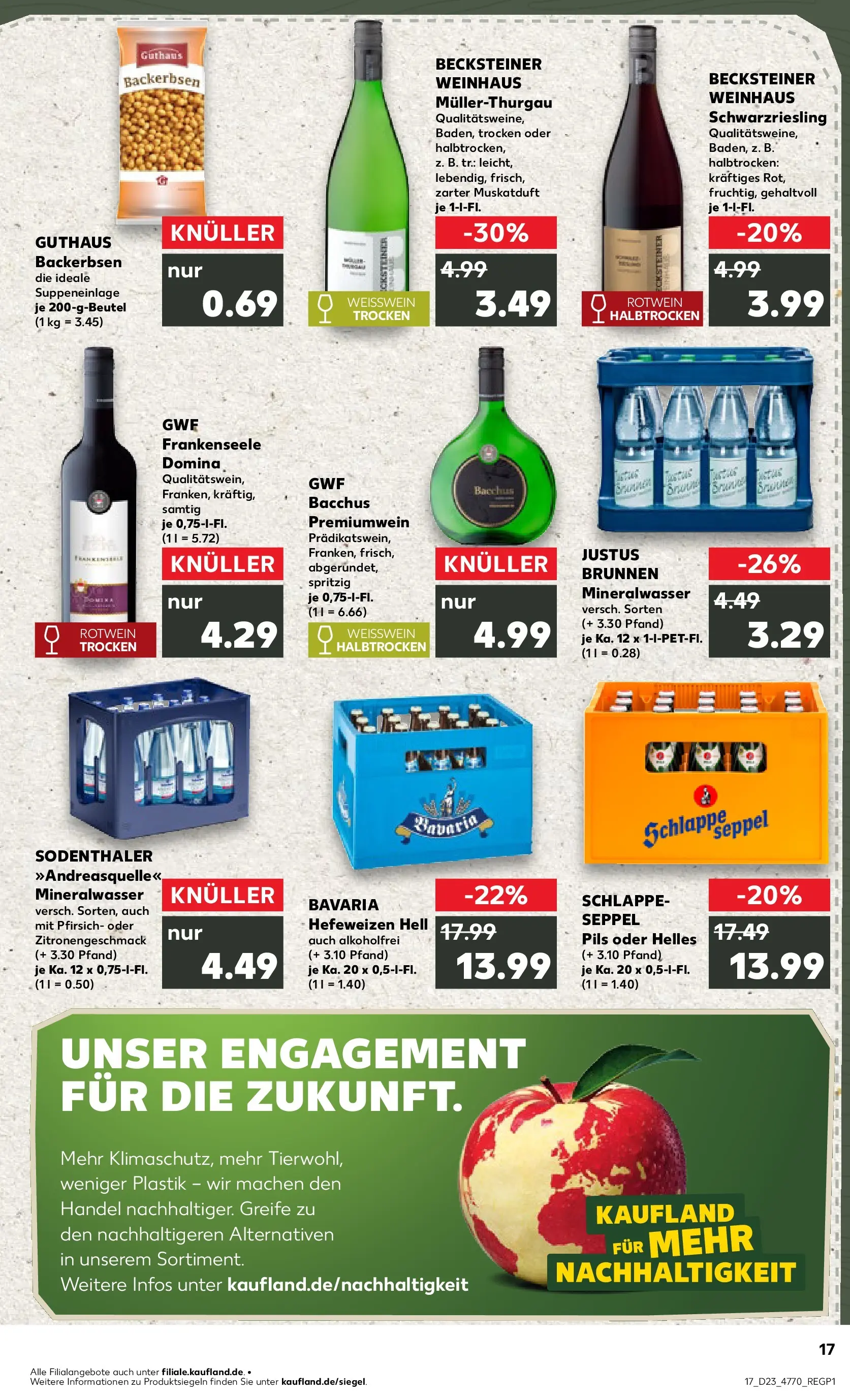Prospekt Kaufland ab 01.06.2026 » Angebote Online zum Blättern | Seite: 24 | Produkte: Weißwein, Rotwein, Pils, Pfirsich