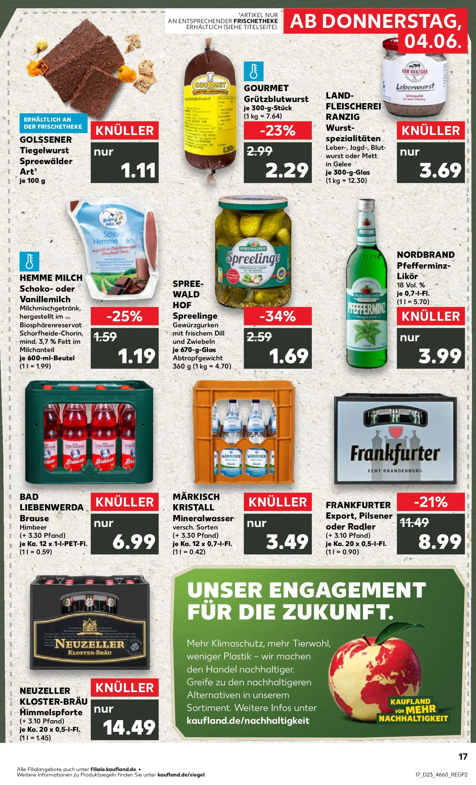 Prospekt Kaufland ab 01.06.2026 » Angebote und Werbung Online | Seite: 24 | Produkte: Likör, Bad, Wurst, Dill Prospekt Kaufland ab 01.06.2026 » Angebote Online zum Blättern | Seite: 24 | Produkte: Likör, Bad, Wurst, Dill