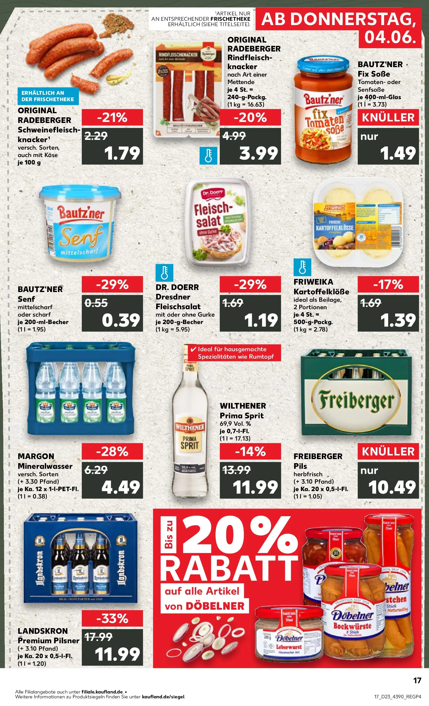 Prospekt Kaufland ab 01.06.2026 » Angebote und Werbung Online | Seite: 24 | Produkte: Käse, Pils, Schweinefleisch, Fleisch Prospekt Kaufland ab 01.06.2026 » Angebote Online zum Blättern | Seite: 24 | Produkte: Käse, Pils, Schweinefleisch, Fleisch