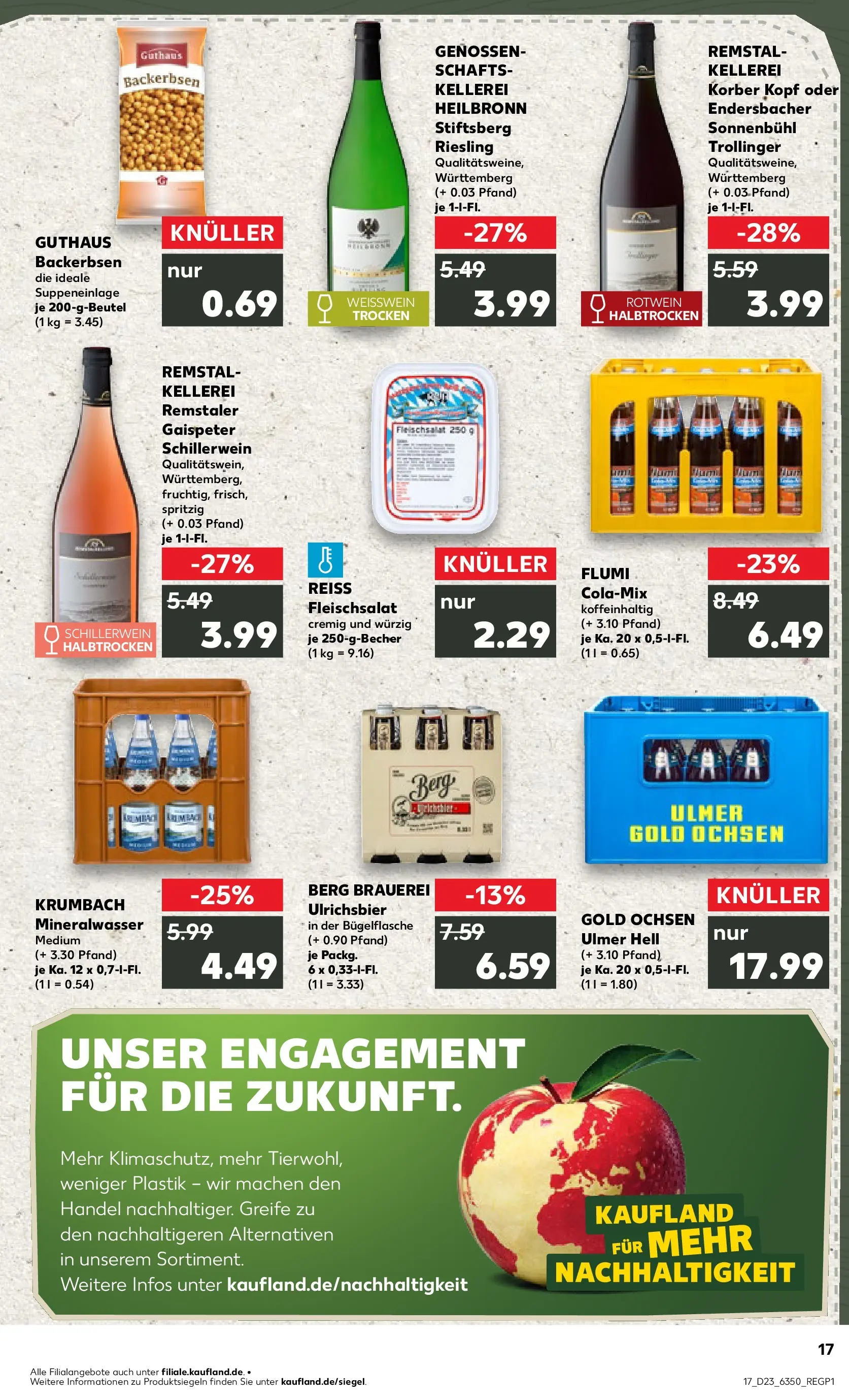 Prospekt Kaufland ab 04.06.2026 » Angebote Online zum Blättern | Seite: 17 | Produkte: Cola, Weißwein, Rotwein, Mineralwasser