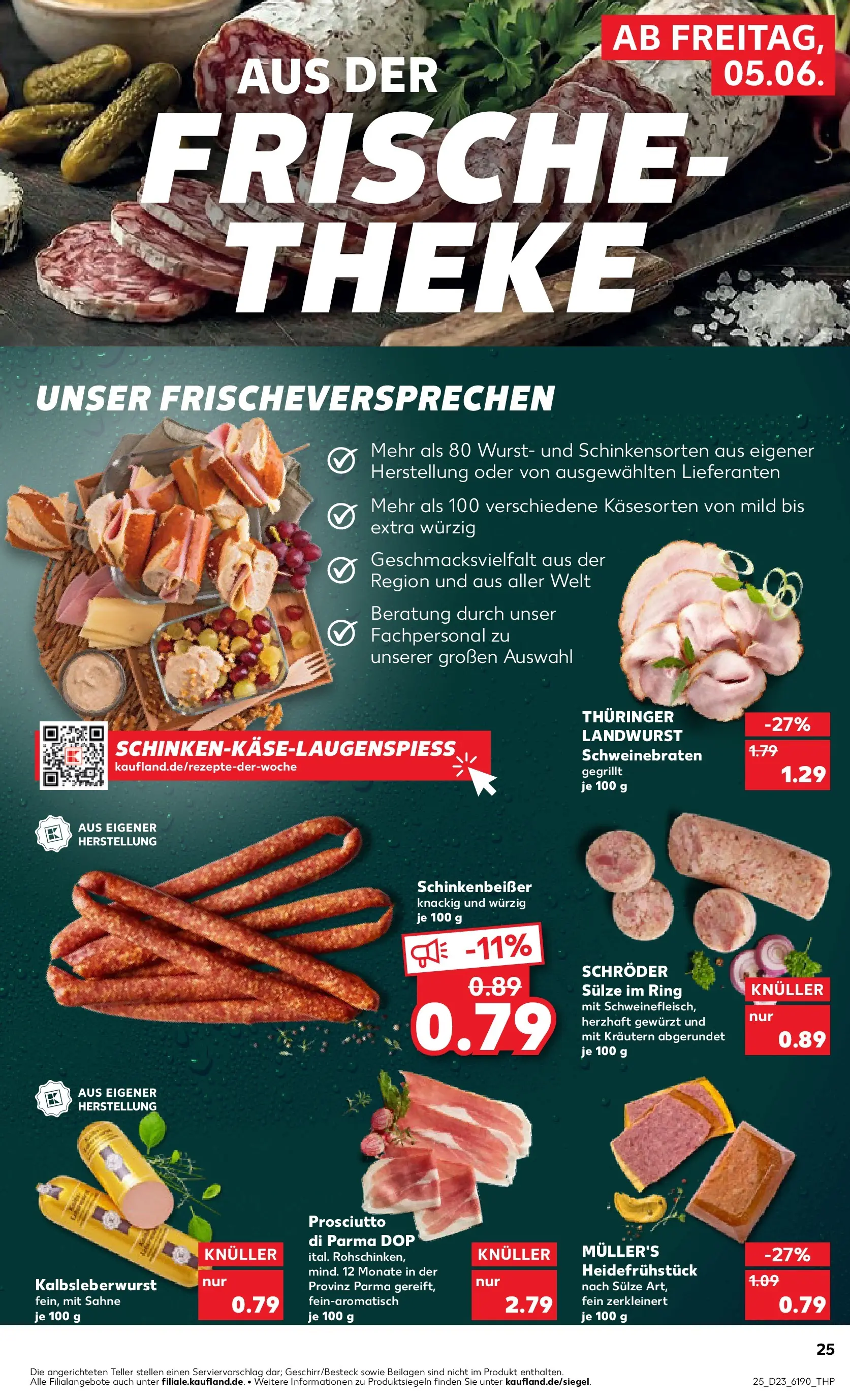 Prospekt Kaufland ab 01.06.2026 » Angebote und Werbung Online | Seite: 32 | Produkte: Theke, Wurst, Sahne Prospekt Kaufland ab 01.06.2026 » Angebote Online zum Blättern | Seite: 32 | Produkte: Theke, Wurst, Sahne