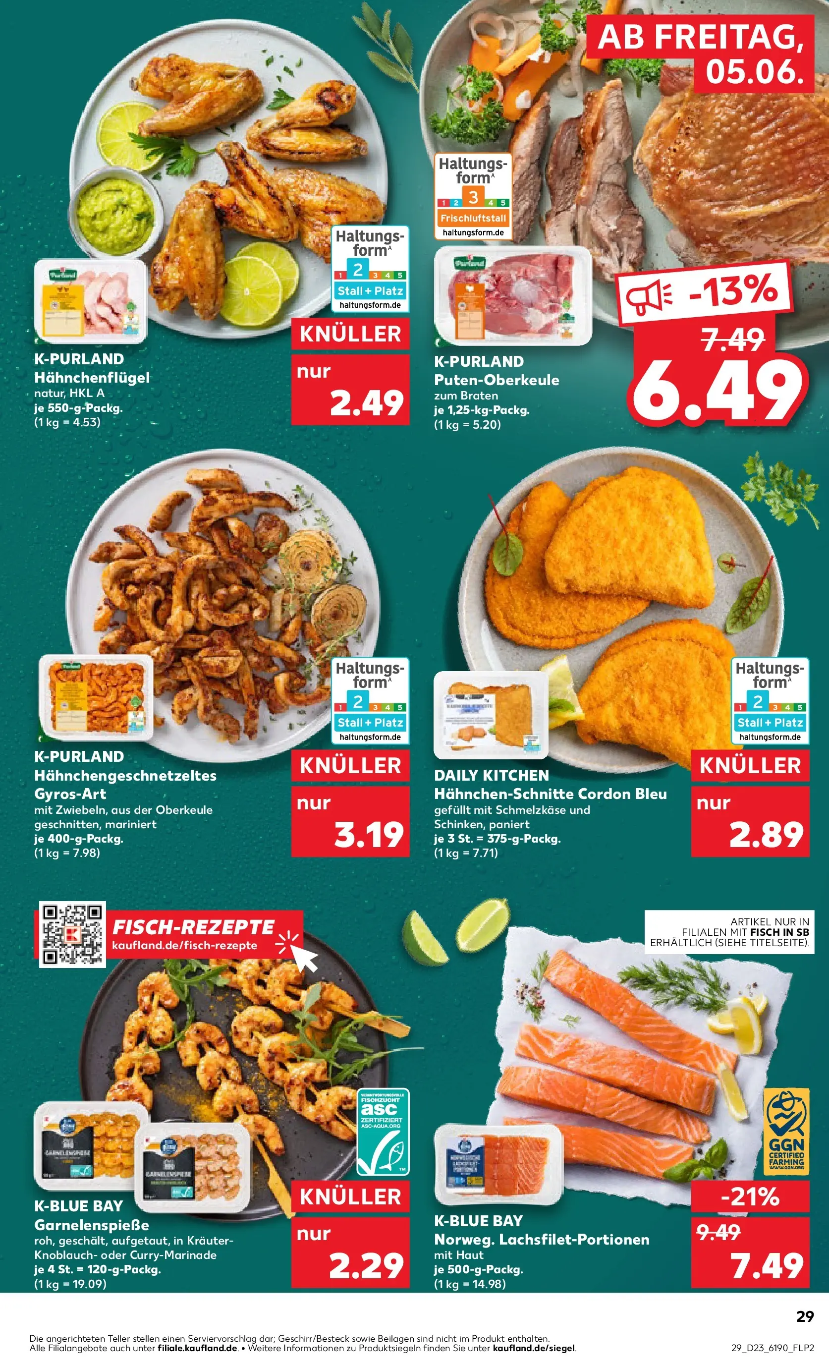 Prospekt Kaufland ab 01.06.2026 » Angebote und Werbung Online | Seite: 36 | Produkte: Fisch, Knoblauch Prospekt Kaufland ab 01.06.2026 » Angebote Online zum Blättern | Seite: 36 | Produkte: Fisch, Knoblauch