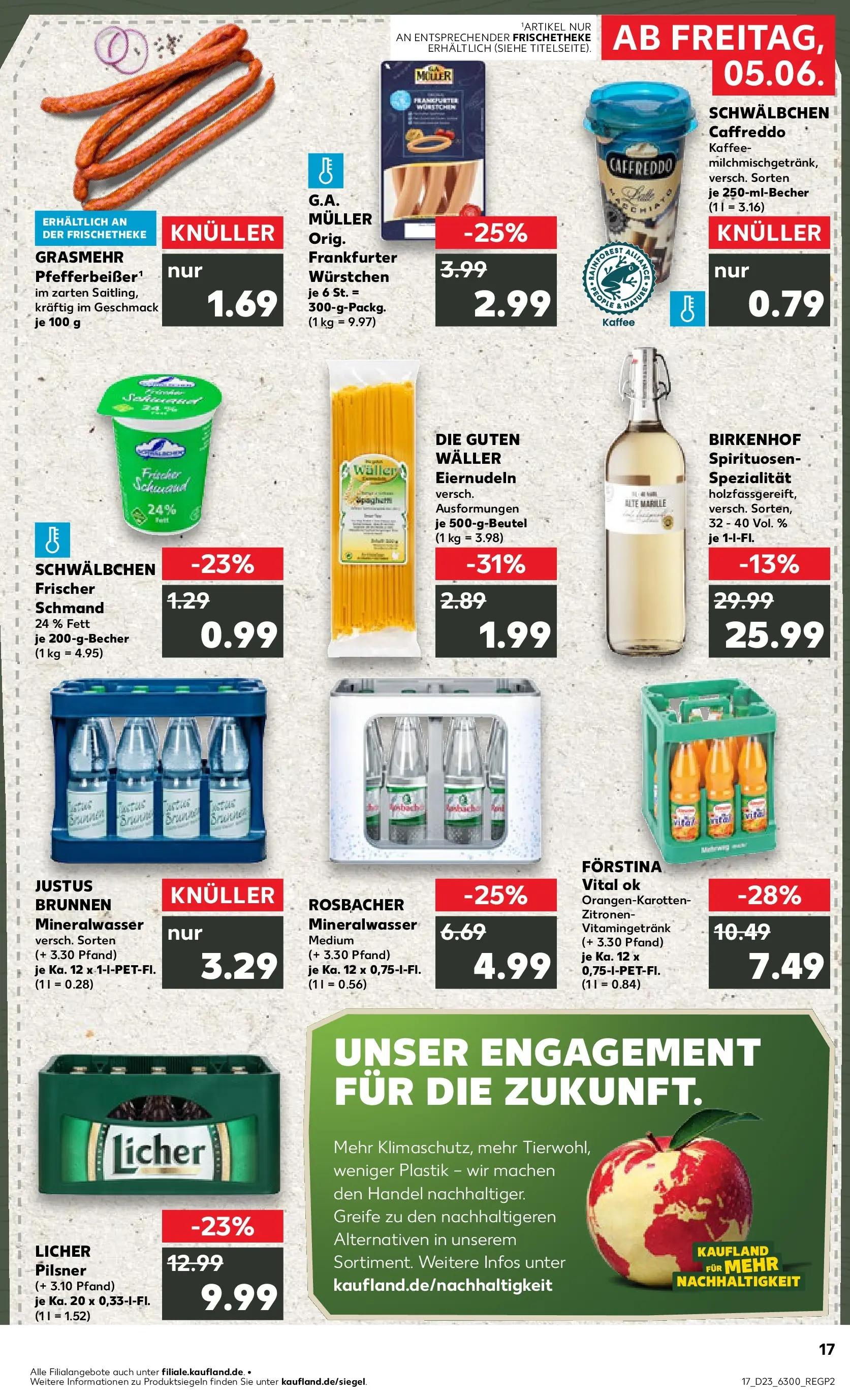 Prospekt Kaufland ab 04.06.2026 » Angebote Online zum Blättern | Seite: 17 | Produkte: Kaffee, Mineralwasser, Zitronen