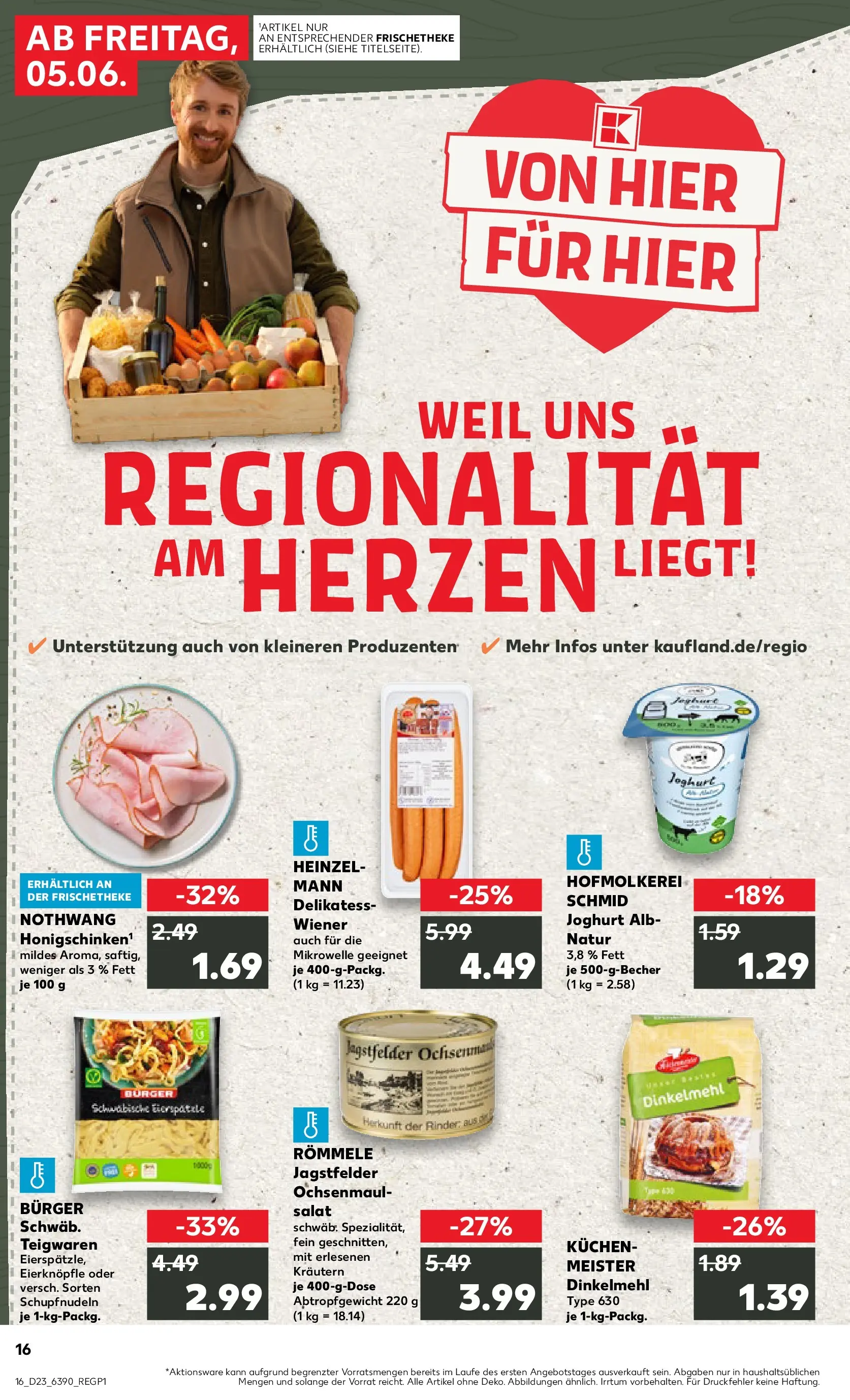 Prospekt Kaufland ab 01.06.2026 » Angebote und Werbung Online | Seite: 23 | Produkte: Mikrowelle, Joghurt, Pasta, Kuchen Prospekt Kaufland ab 01.06.2026 » Angebote Online zum Blättern | Seite: 23 | Produkte: Mikrowelle, Joghurt, Pasta, Kuchen