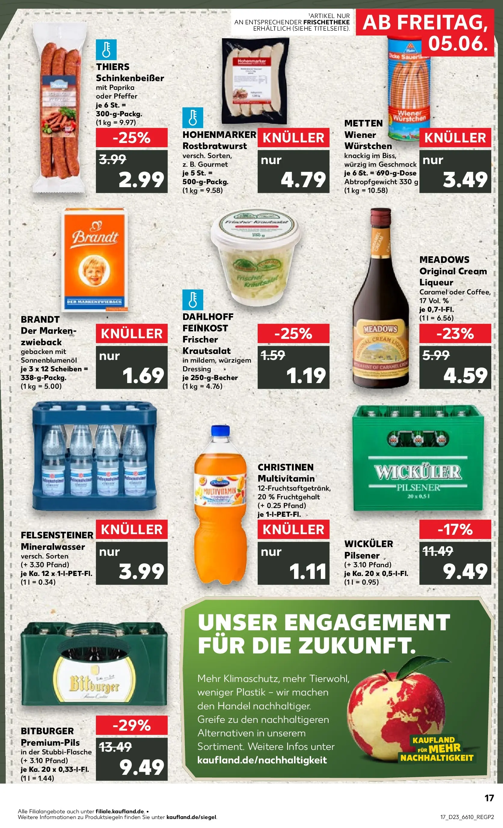 Prospekt Kaufland ab 01.06.2026 » Angebote und Werbung Online | Seite: 32 | Produkte: Bitburger, Dressing, Paprika, Pfeffer Prospekt Kaufland ab 01.06.2026 » Angebote Online zum Blättern | Seite: 32 | Produkte: Bitburger, Dressing, Paprika, Pfeffer