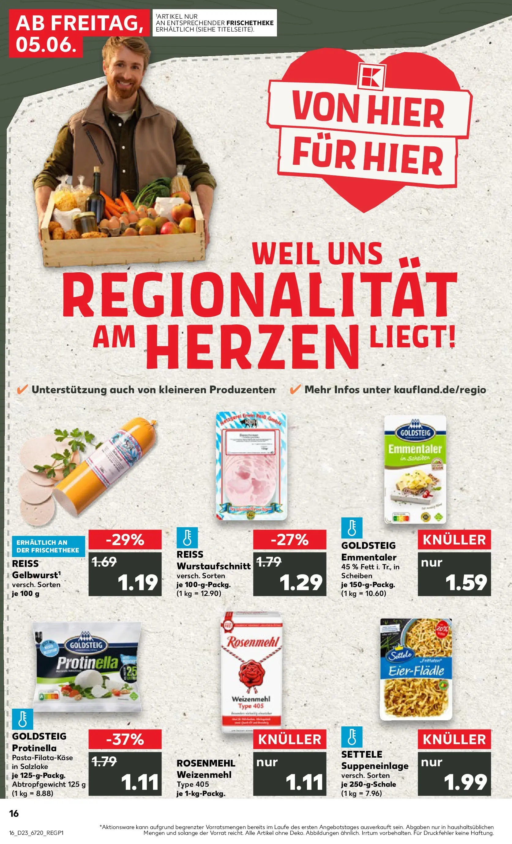 Prospekt Kaufland ab 01.06.2026 » Angebote Online zum Blättern | Seite: 23 | Produkte: Weizenmehl
