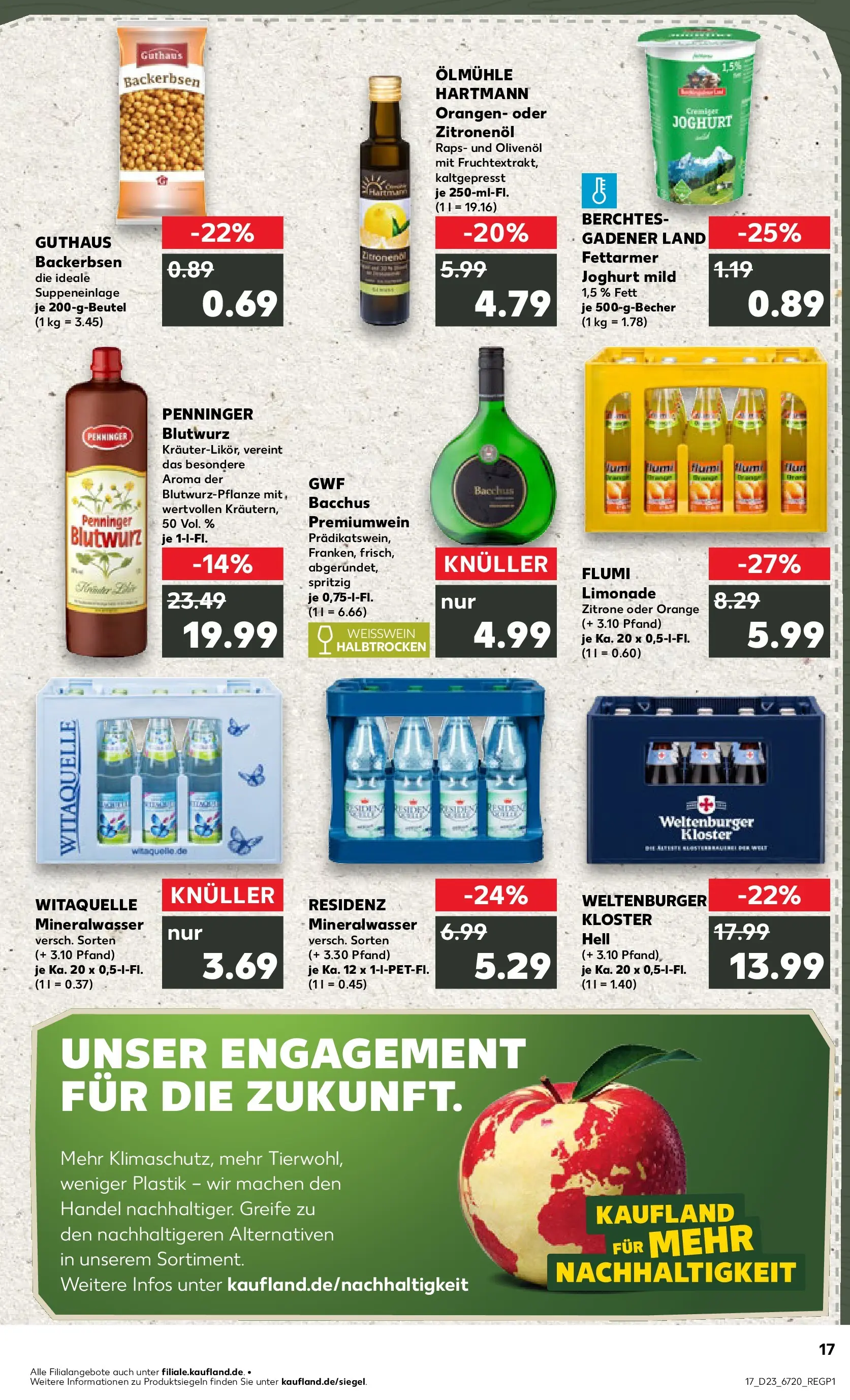 Prospekt Kaufland ab 01.06.2026 » Angebote Online zum Blättern | Seite: 24 | Produkte: Weißwein, Olivenol, Mineralwasser, Zitrone