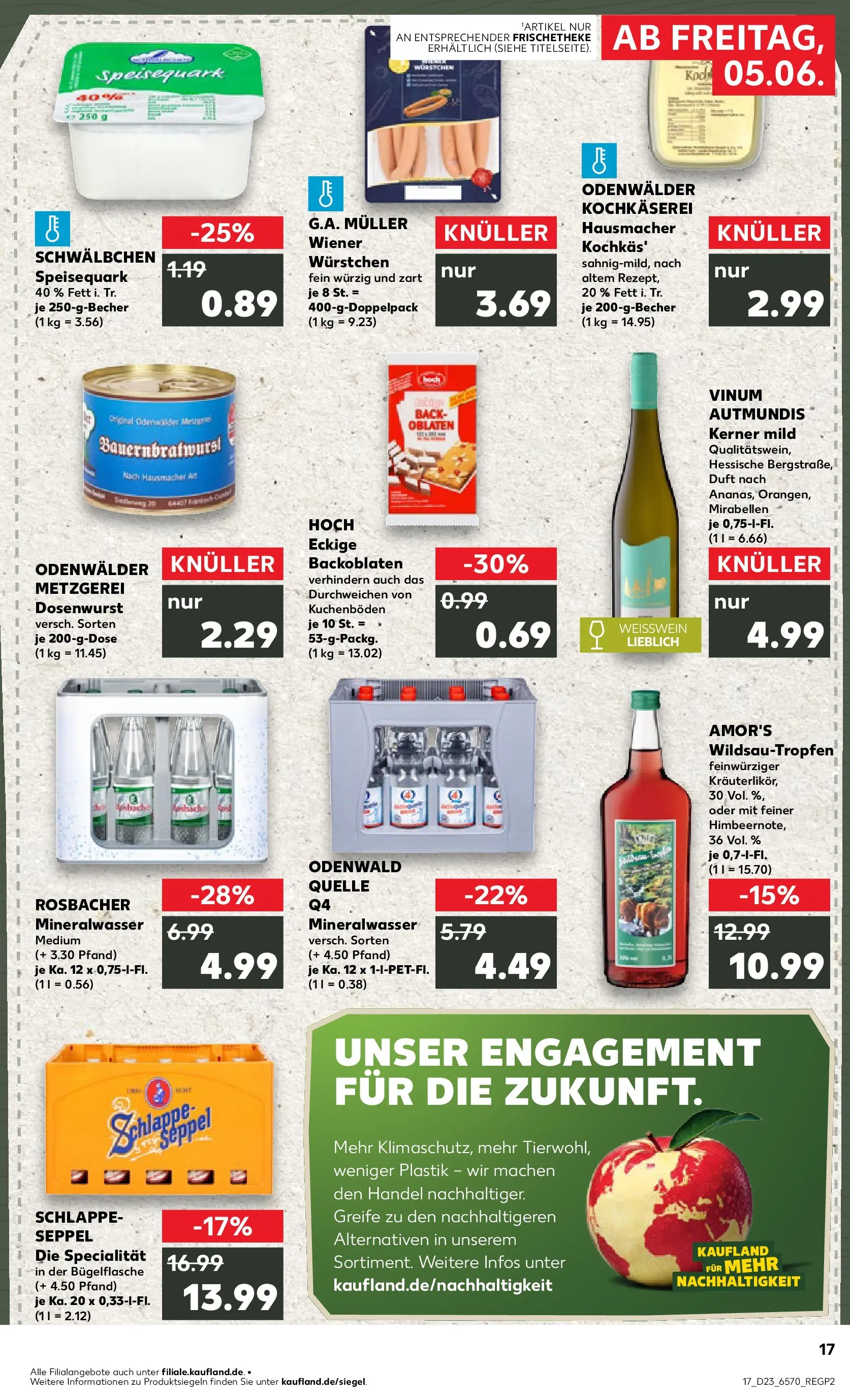 Prospekt Kaufland ab 01.06.2026 » Angebote Online zum Blättern | Seite: 24 | Produkte: Wiener wurstchen, Quark, Duft, Speisequark