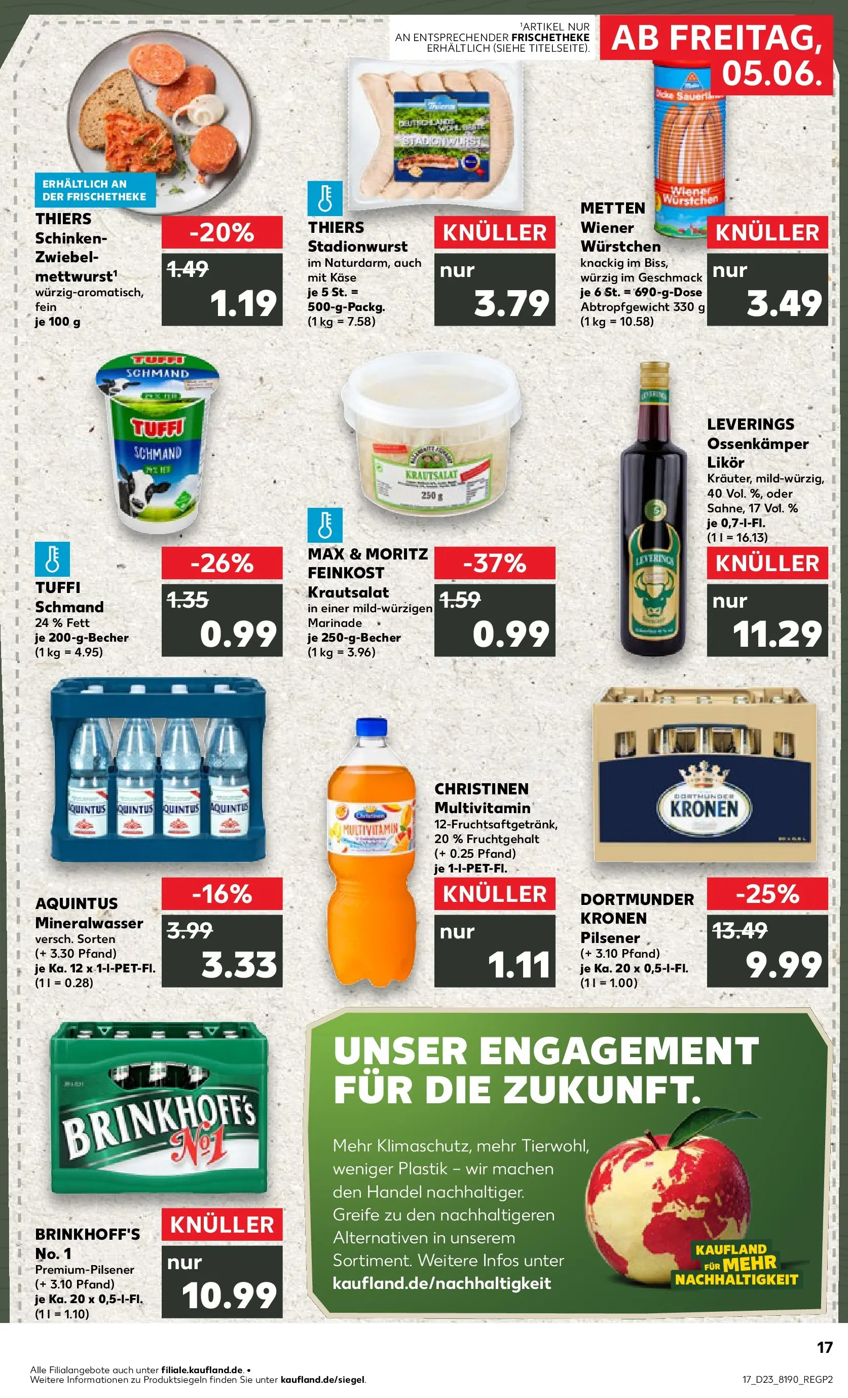 Prospekt Kaufland ab 01.06.2026 » Angebote Online zum Blättern | Seite: 24 | Produkte: Käse, Likör, Mineralwasser, Schinken