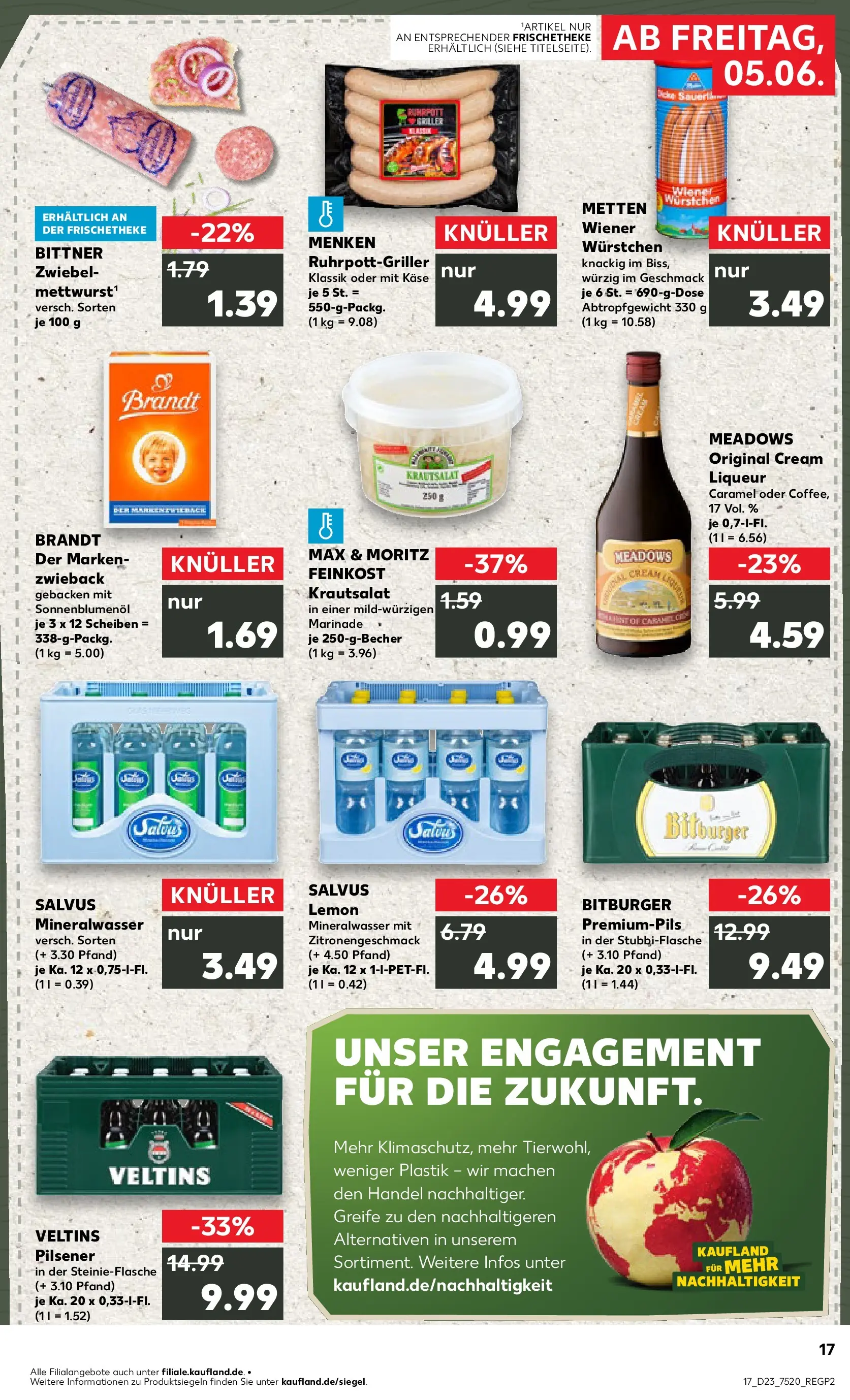 Prospekt Kaufland ab 31.05.2026 » Angebote Online zum Blättern | Seite: 24 | Produkte: Bitburger, Wiener wurstchen, Käse, Veltins