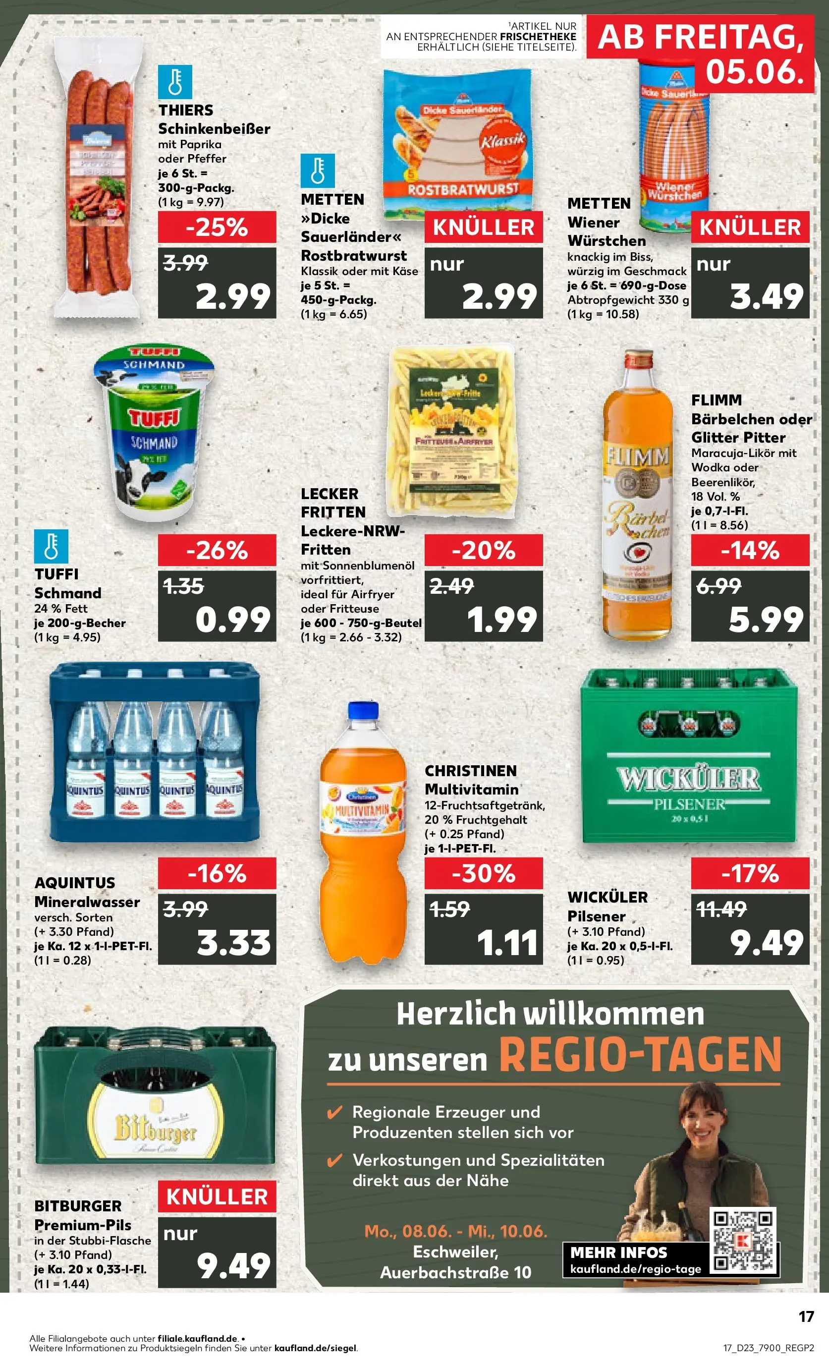 Prospekt Kaufland ab 01.06.2026 » Angebote und Werbung Online | Seite: 24 | Produkte: Wiener wurstchen, Mineralwasser, Paprika, Pfeffer Prospekt Kaufland ab 01.06.2026 » Angebote Online zum Blättern | Seite: 24 | Produkte: Wiener wurstchen, Mineralwasser, Paprika, Pfeffer